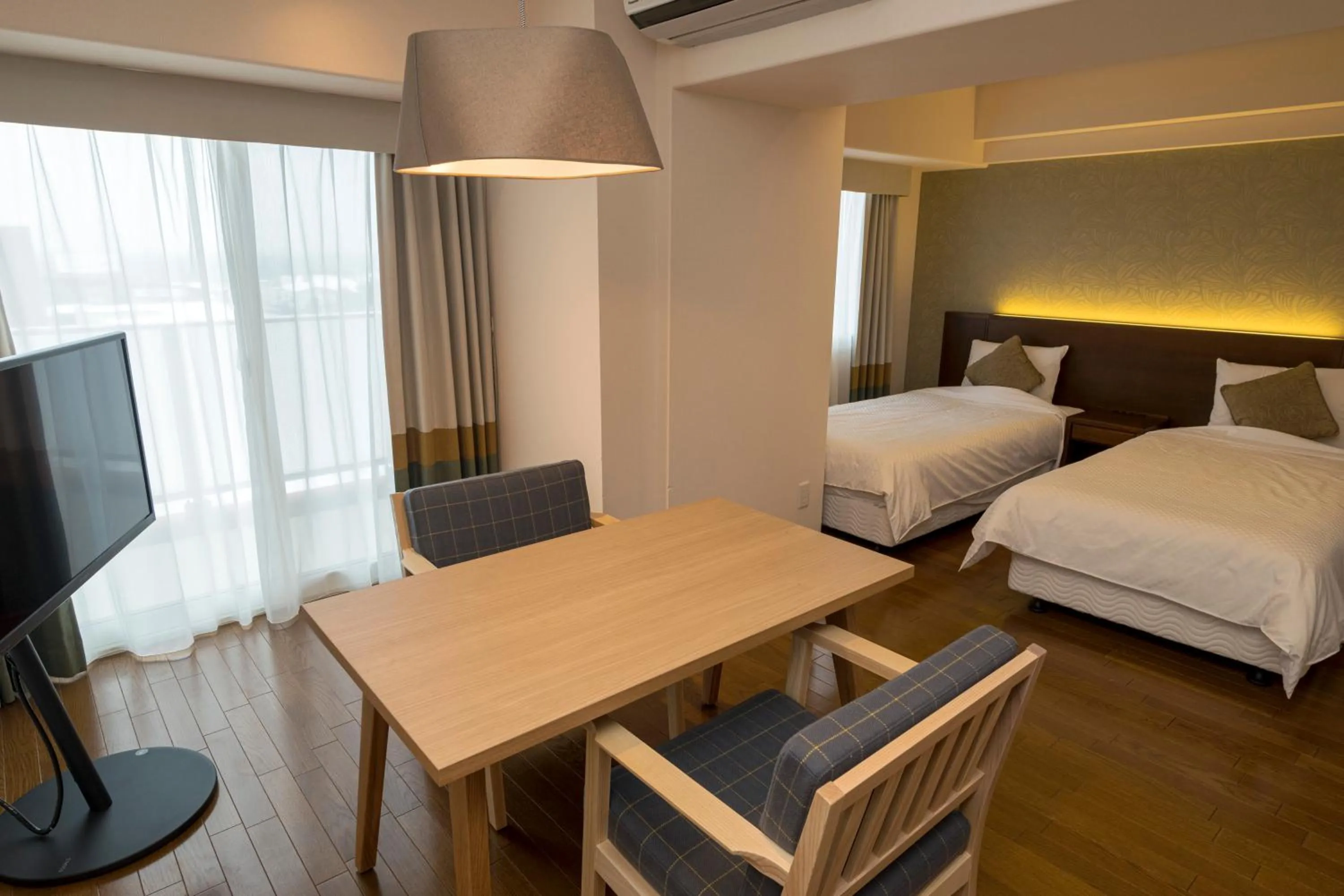 Bed in Hotel Global View Hakodate