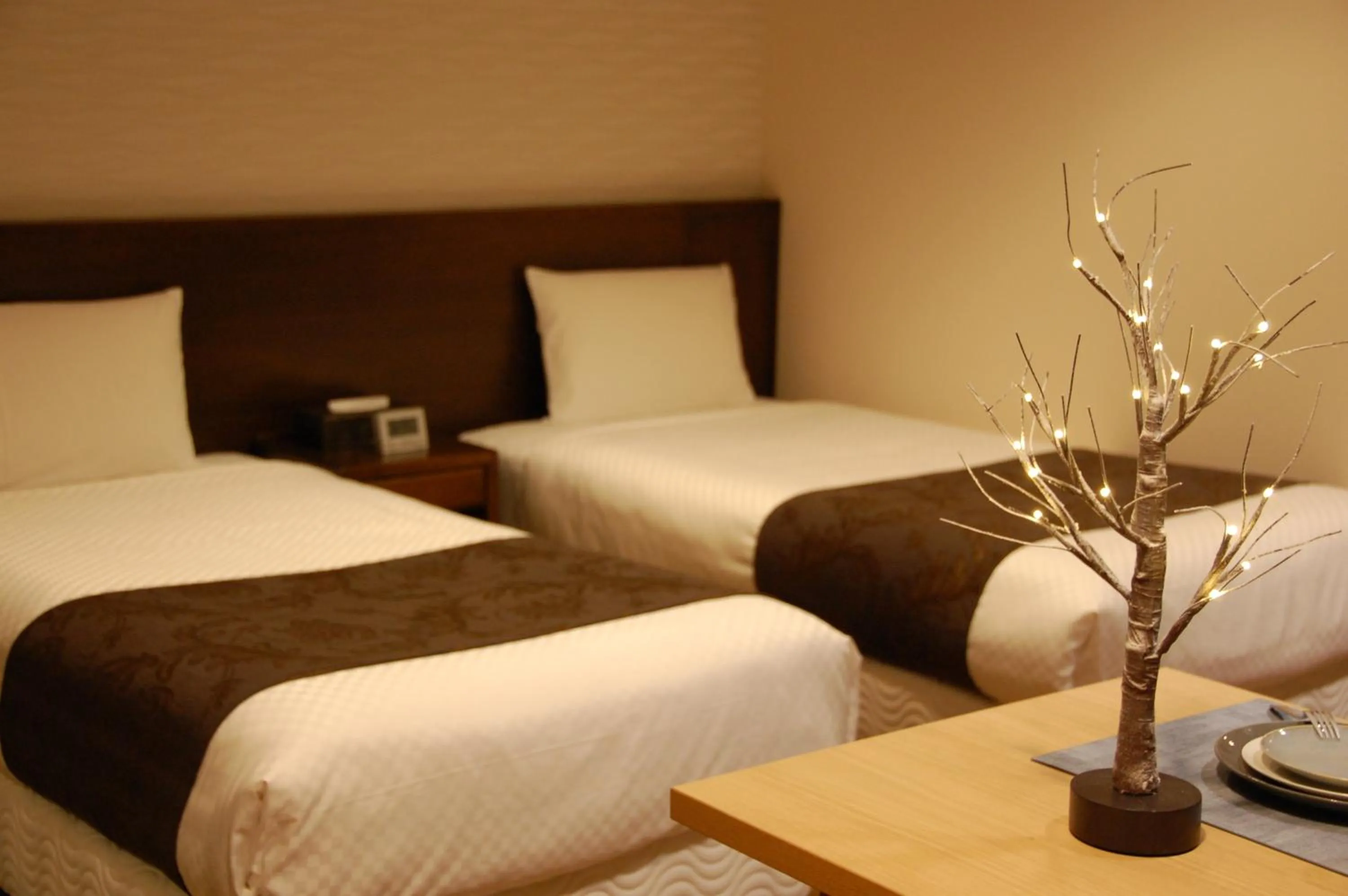 Bed in Hotel Global View Hakodate