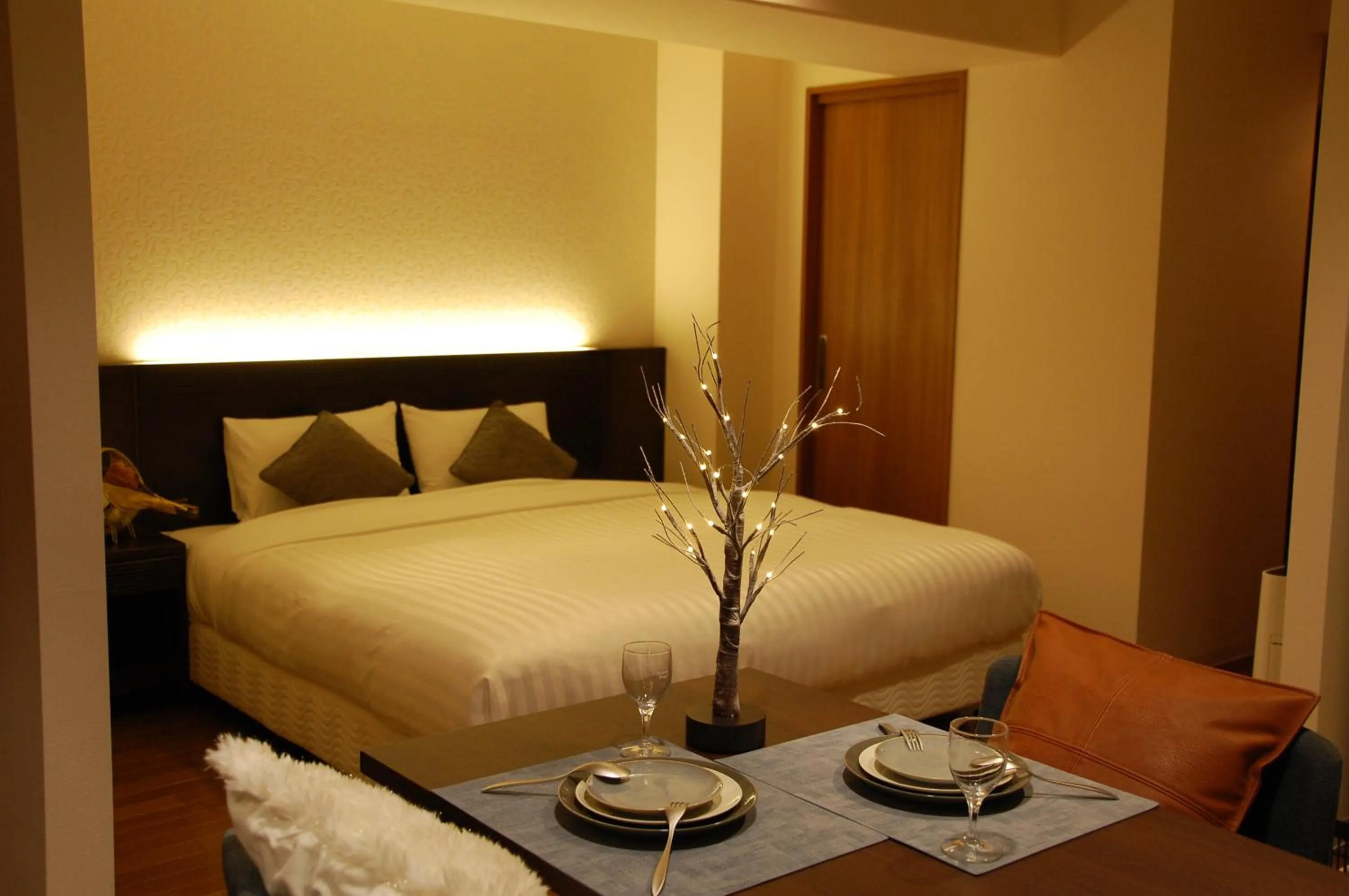 Bed in Hotel Global View Hakodate