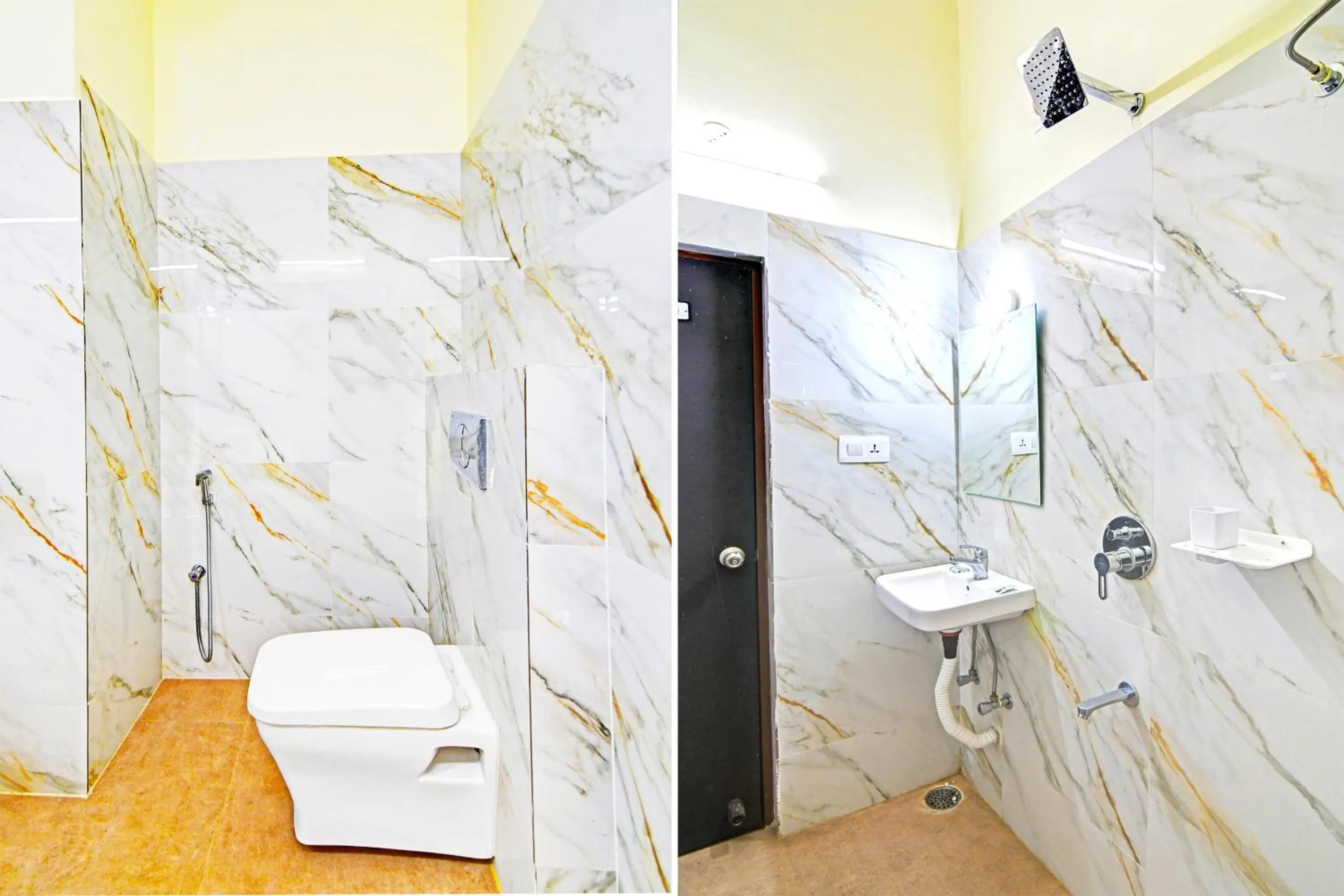 Bathroom in Super Townhouse Dwarakanagar Near Gurudwara