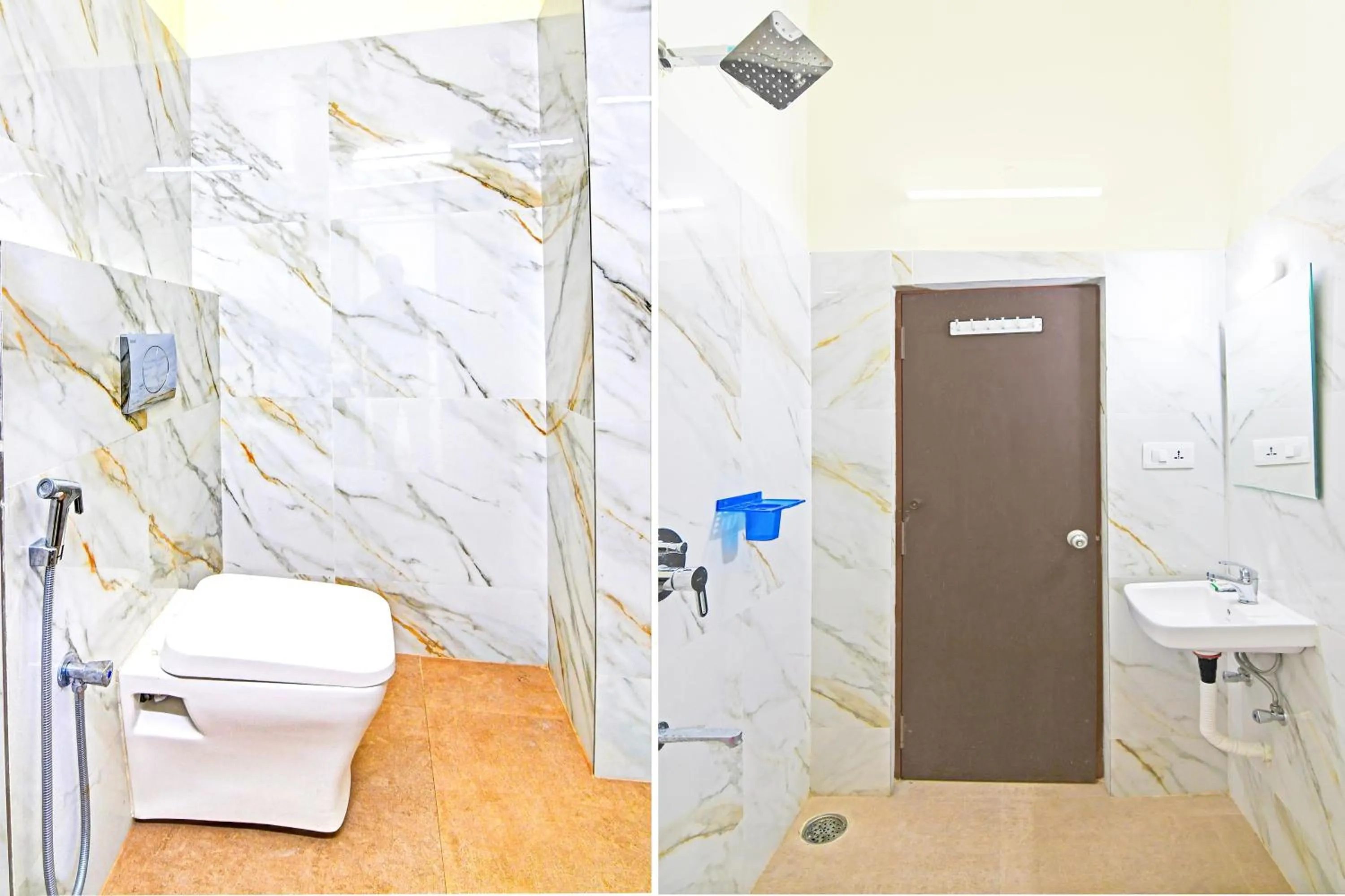 Bathroom in Super Townhouse Dwarakanagar Near Gurudwara