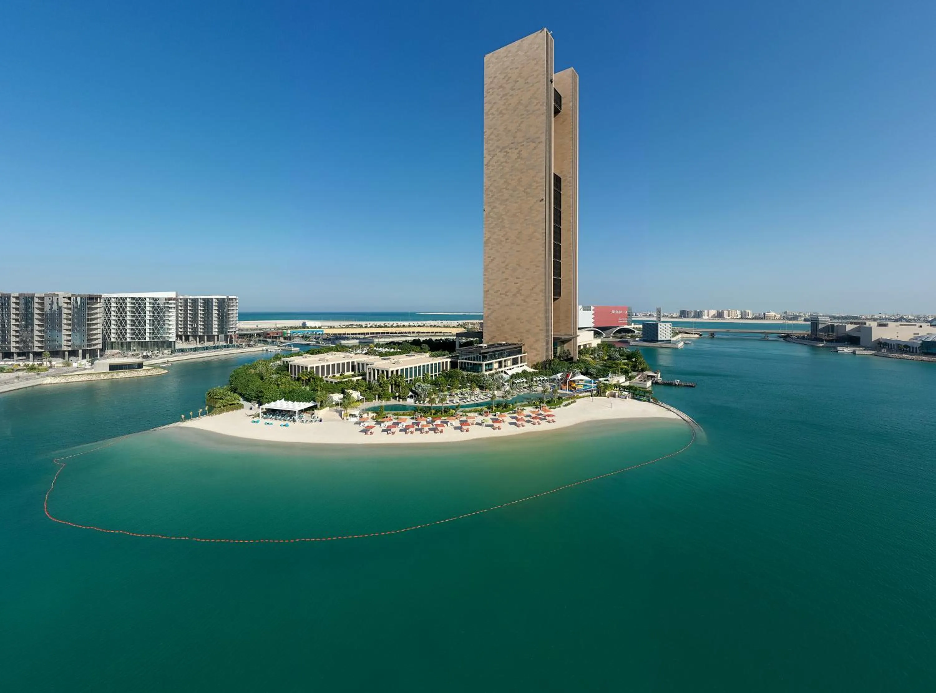 Bird's eye view in Four Seasons Hotel Bahrain Bay