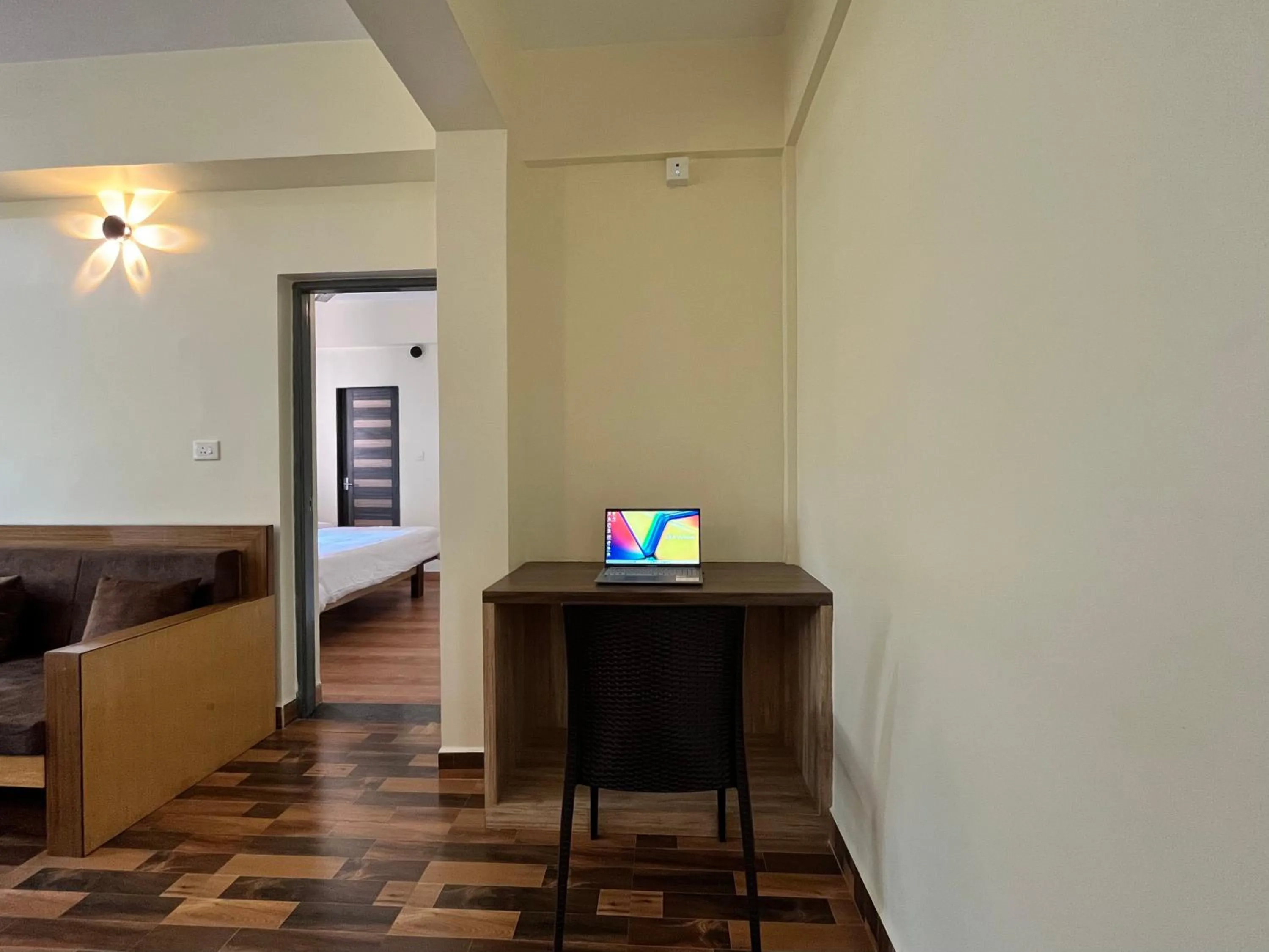 Seating area in Lykke Suites- 2-min Drive to Colva Beach-By Goan Felicidade Hospitality PVT LTD