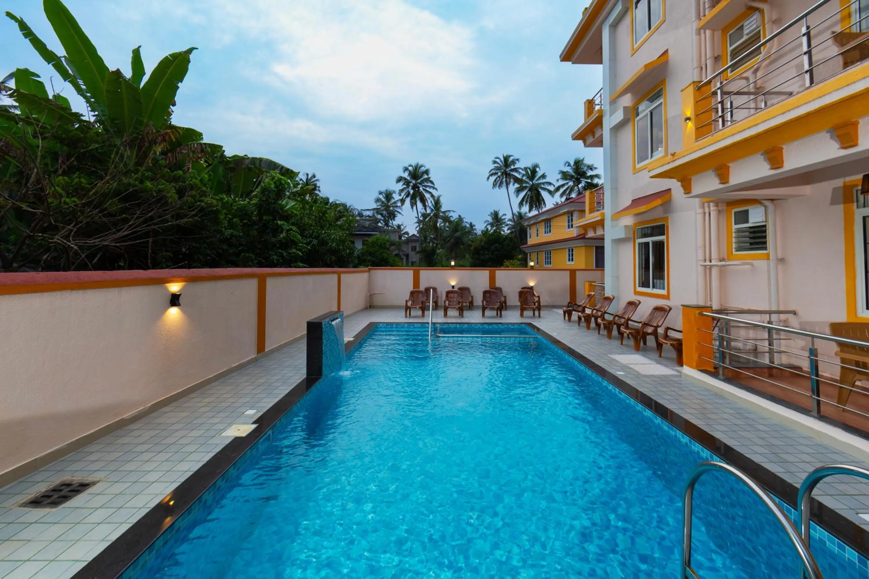 Property building in Lykke Suites- 2-min Drive to Colva Beach-By Goan Felicidade Hospitality PVT LTD