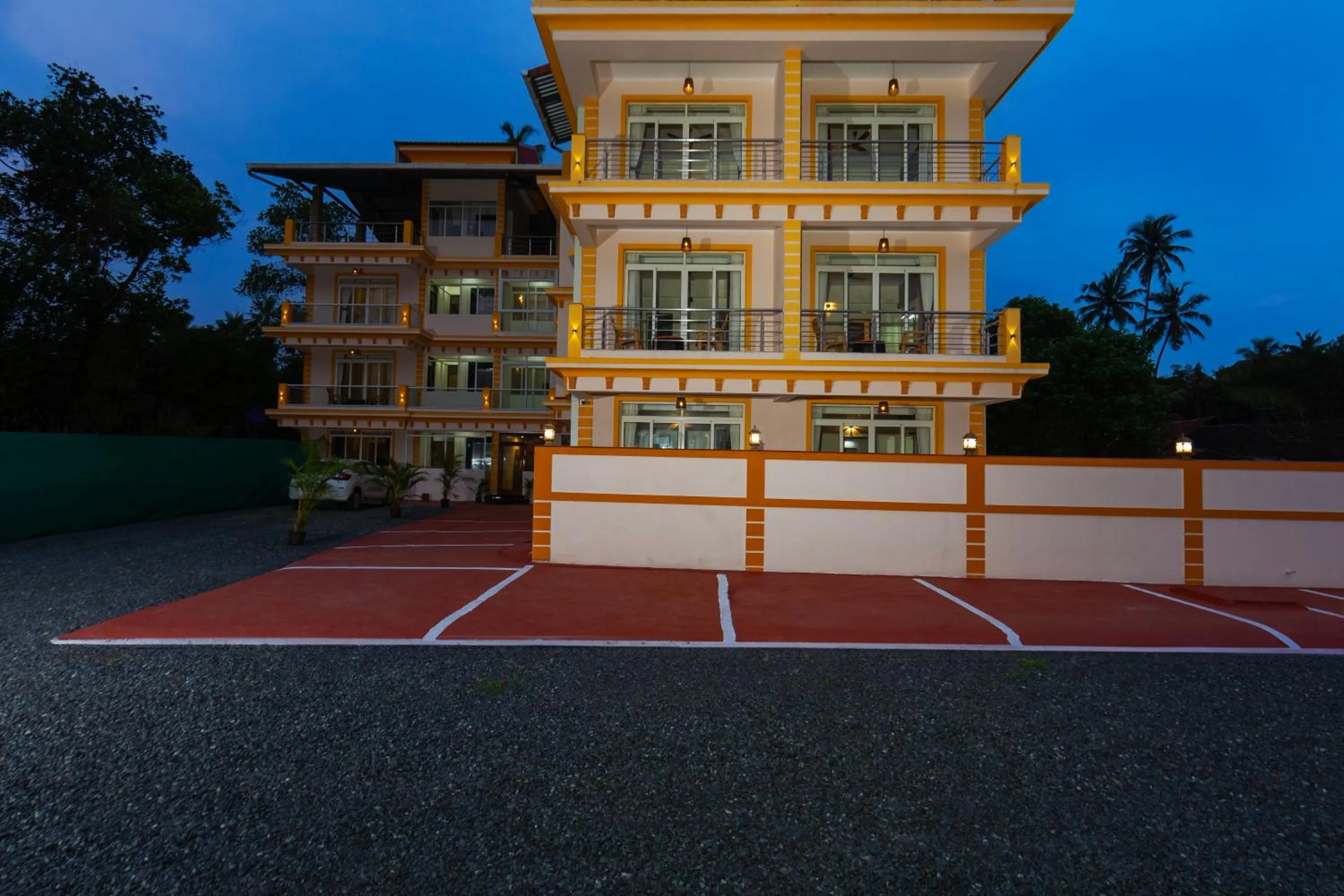 Property building in Lykke Suites- 2-min Drive to Colva Beach-By Goan Felicidade Hospitality PVT LTD