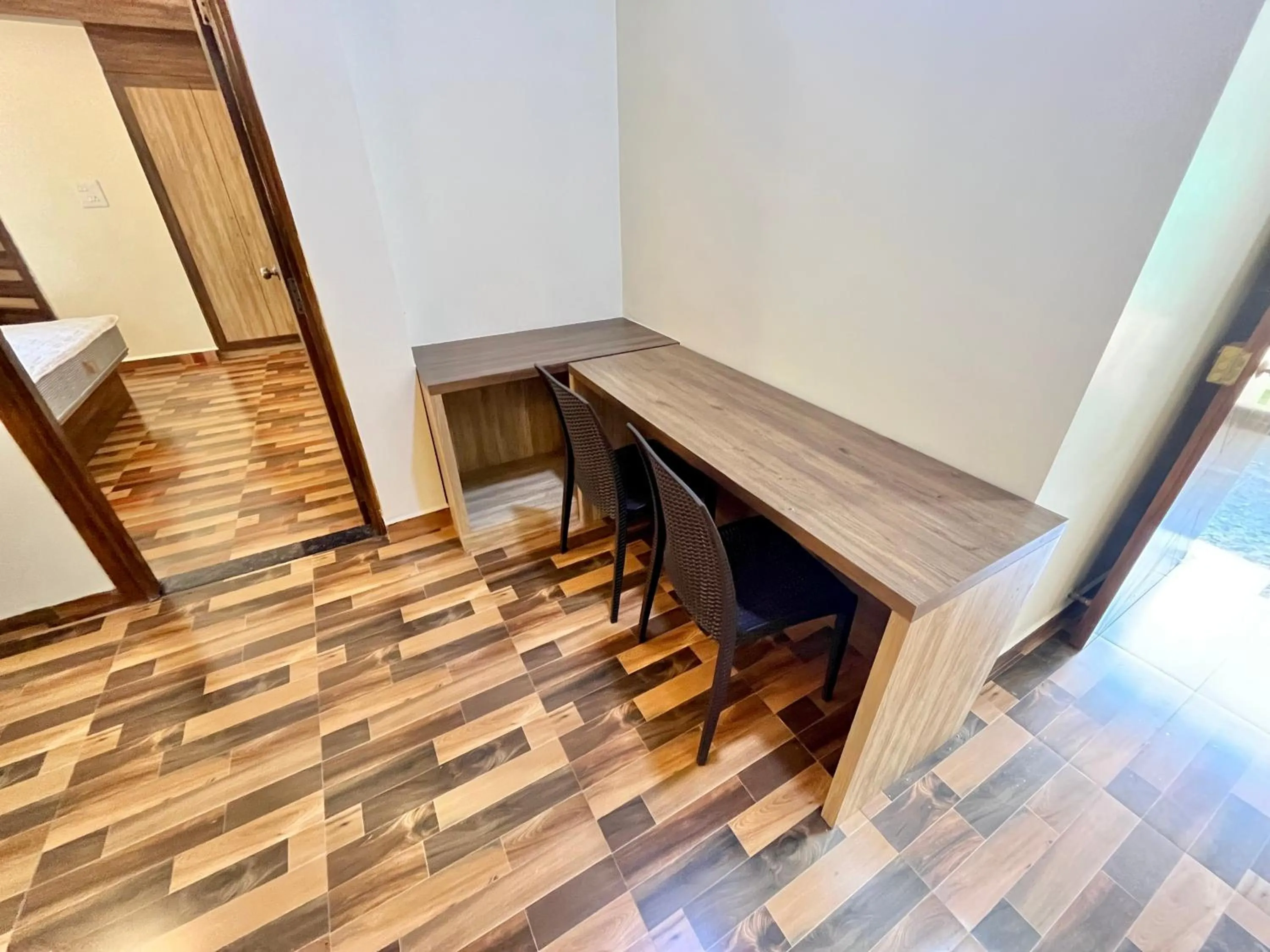 Patio in Lykke Suites- 2-min Drive to Colva Beach-By Goan Felicidade Hospitality PVT LTD