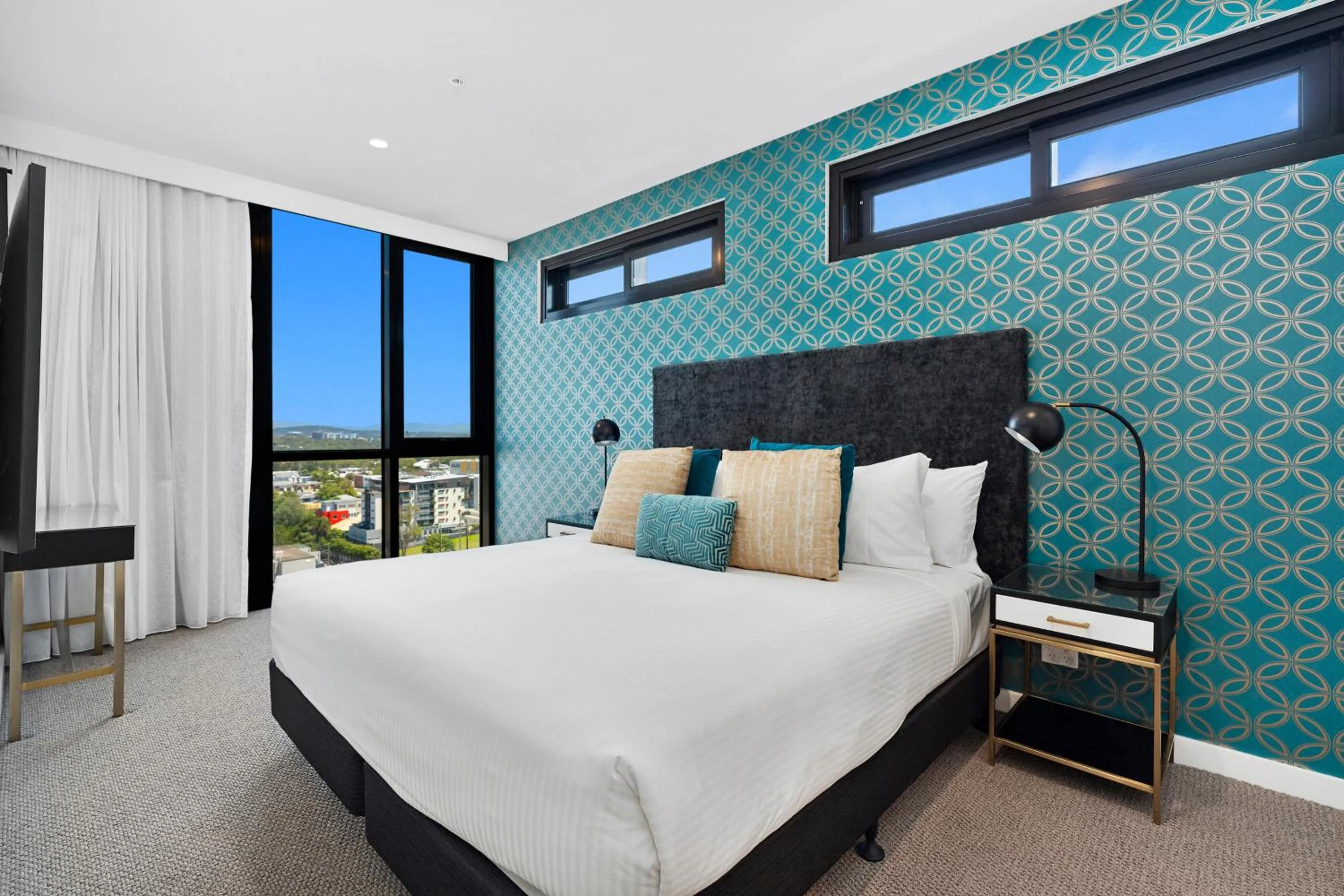 Bed in TRYP by Wyndham Southport Gold Coast Hotel Apartments