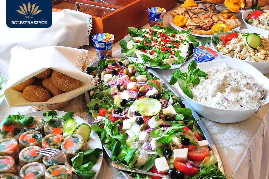 Breakfast in Hotel Restauracja VILLA BOLESTRASZYCE- PRZEMYŚL
