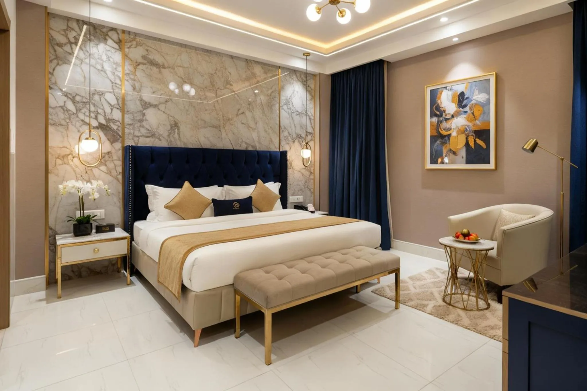 Toilet, Bed in Dahabi Venue Premium- Free Airport Pick up or Drop