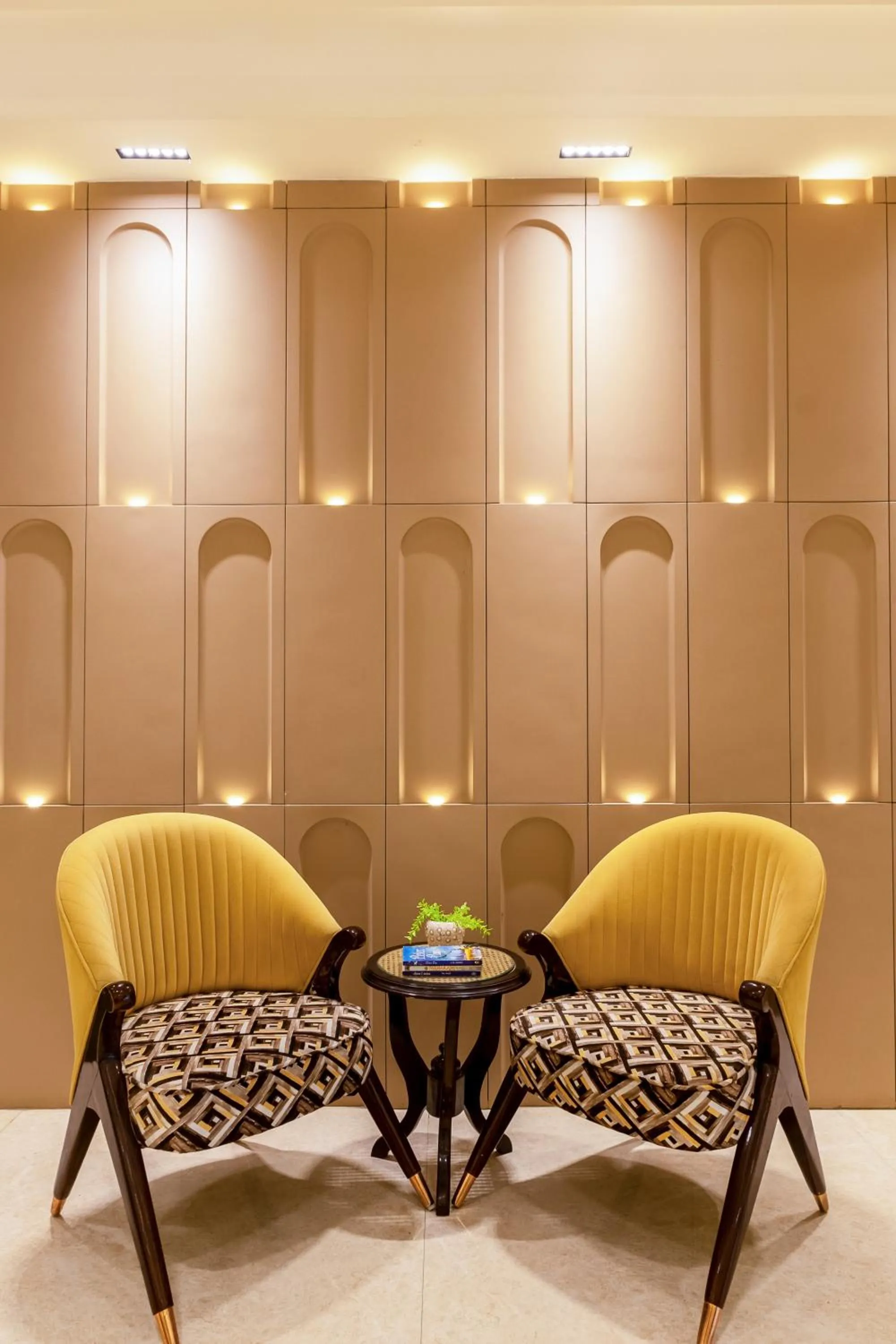 Seating area in Dahabi Venue Premium- Free Airport Pick up or Drop