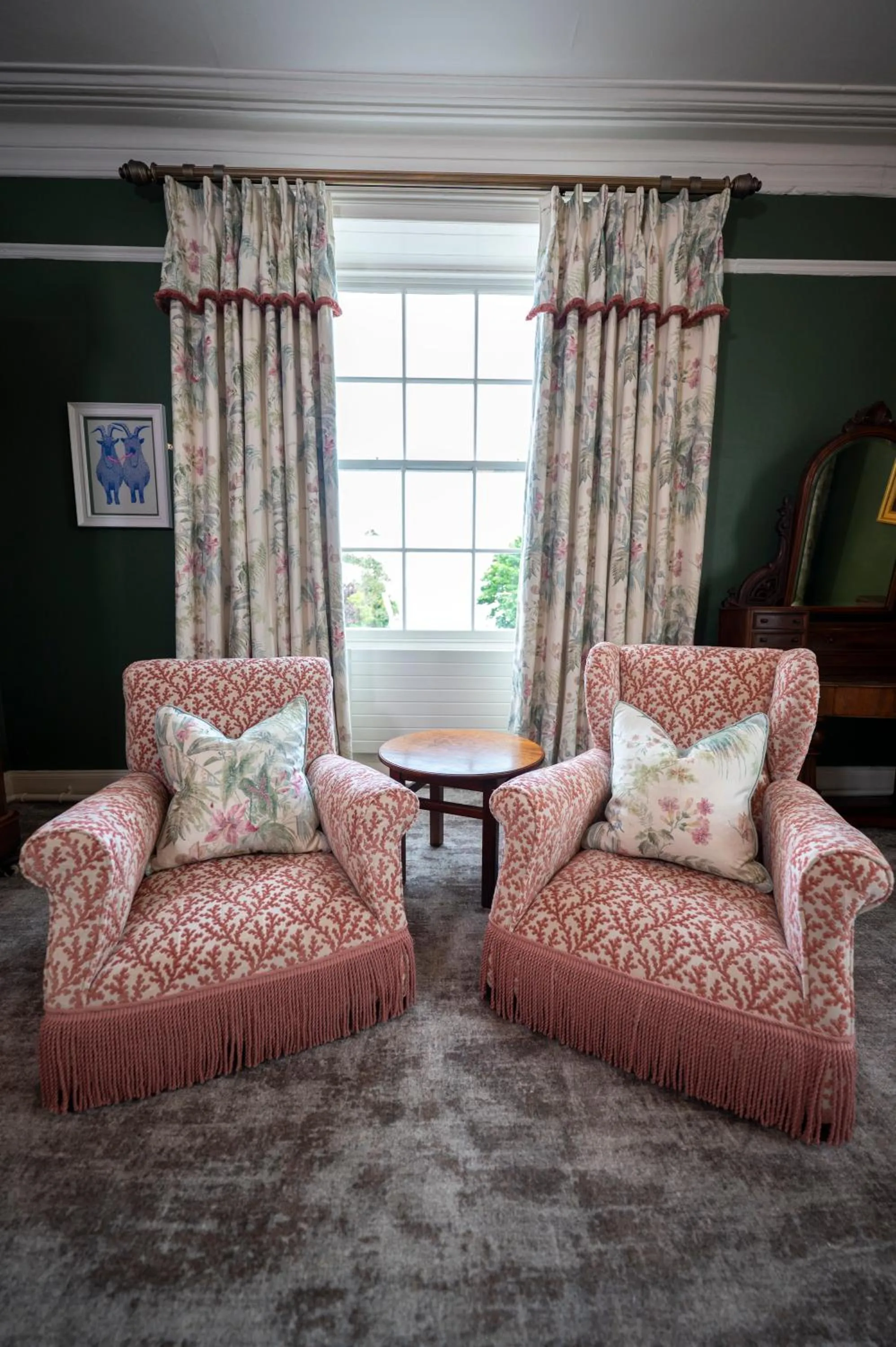 Seating area in The Harbourview Hotel