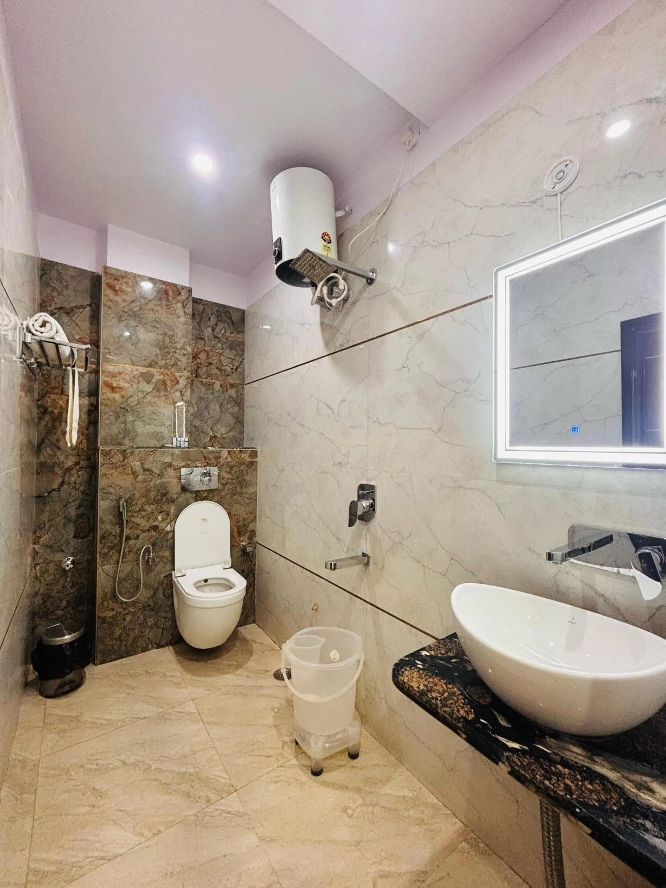 Bathroom in KashVi Hotels