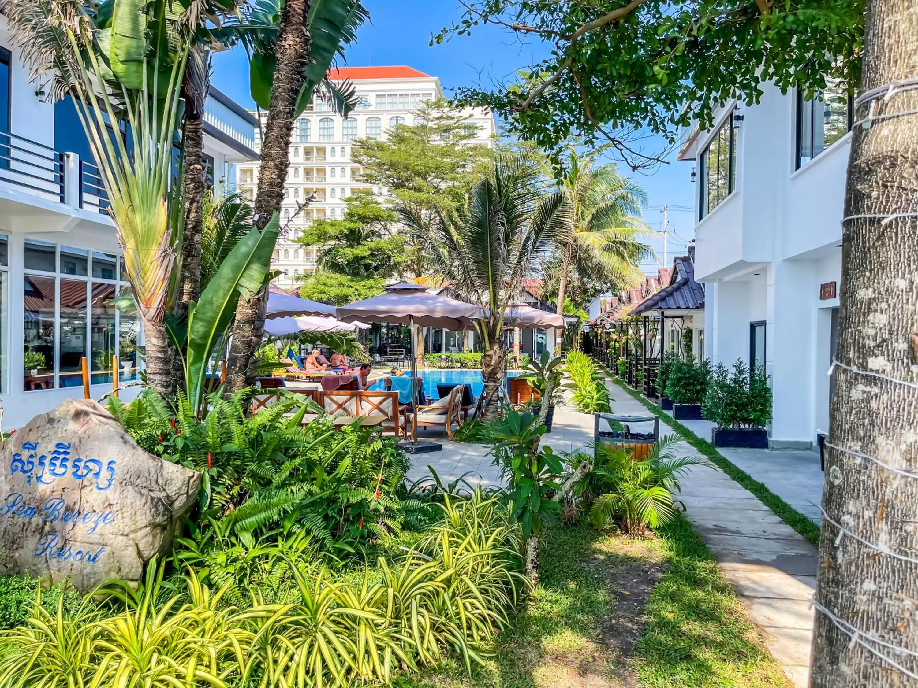 Garden view in Sea Breeze Resort