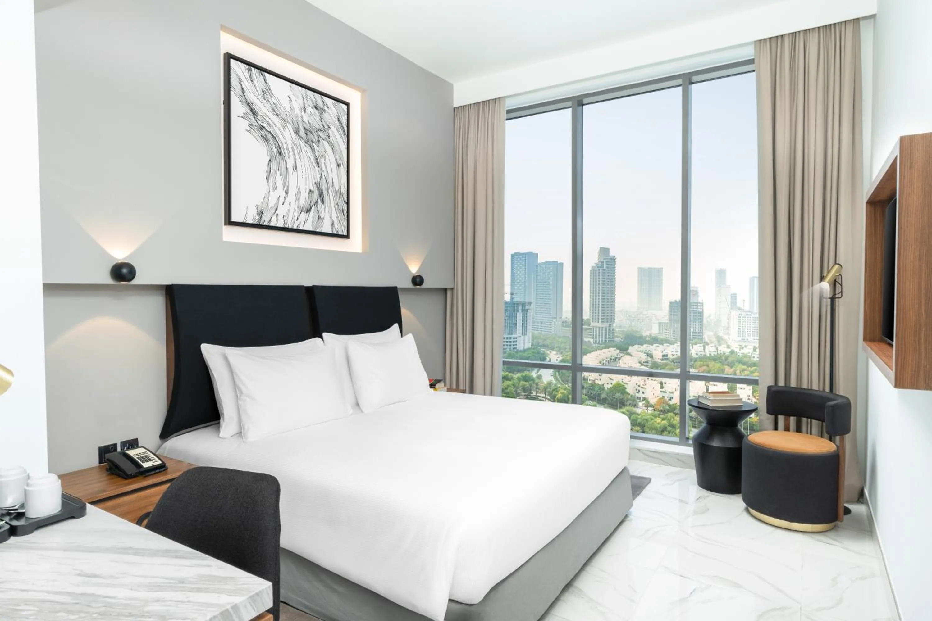 Photo of the whole room, Bed in Holiday Inn Dubai Village Circle by IHG