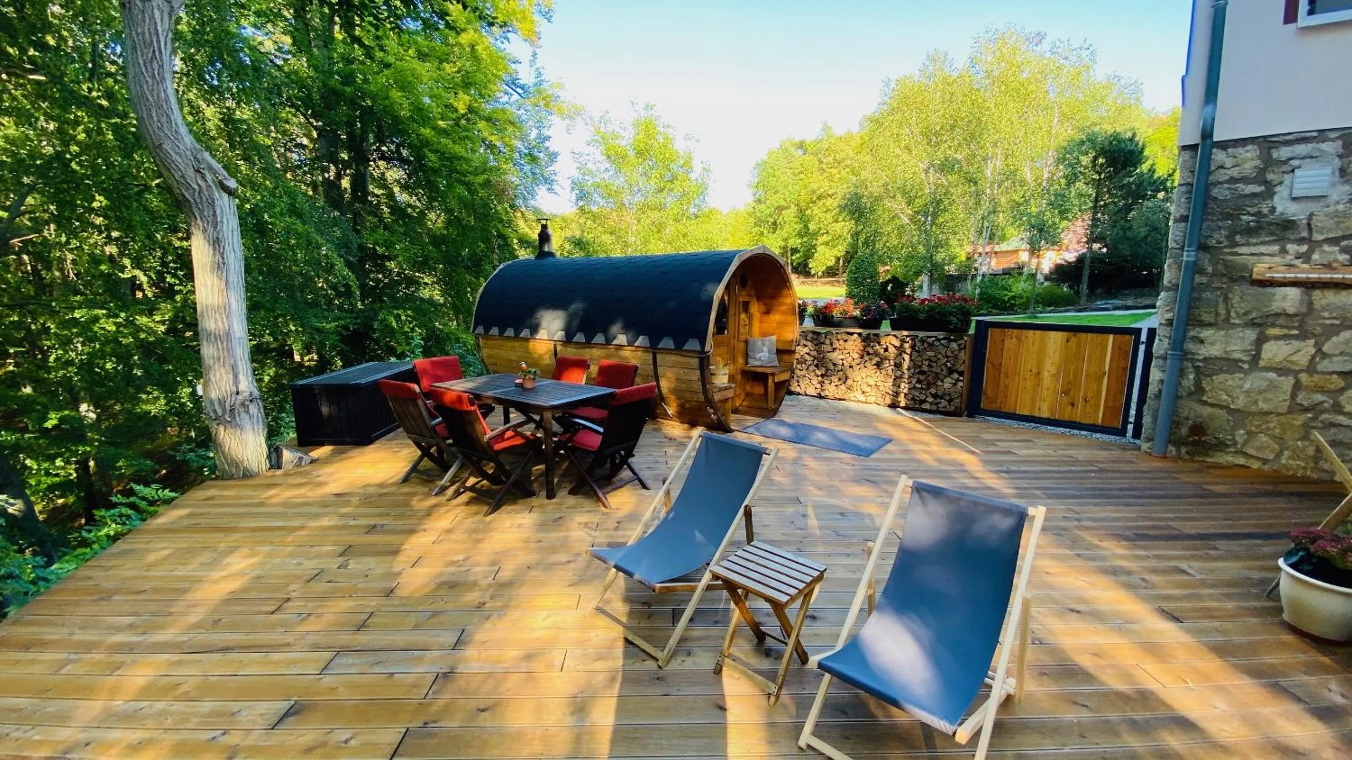 Sauna in Stiefelburg Der Berghof