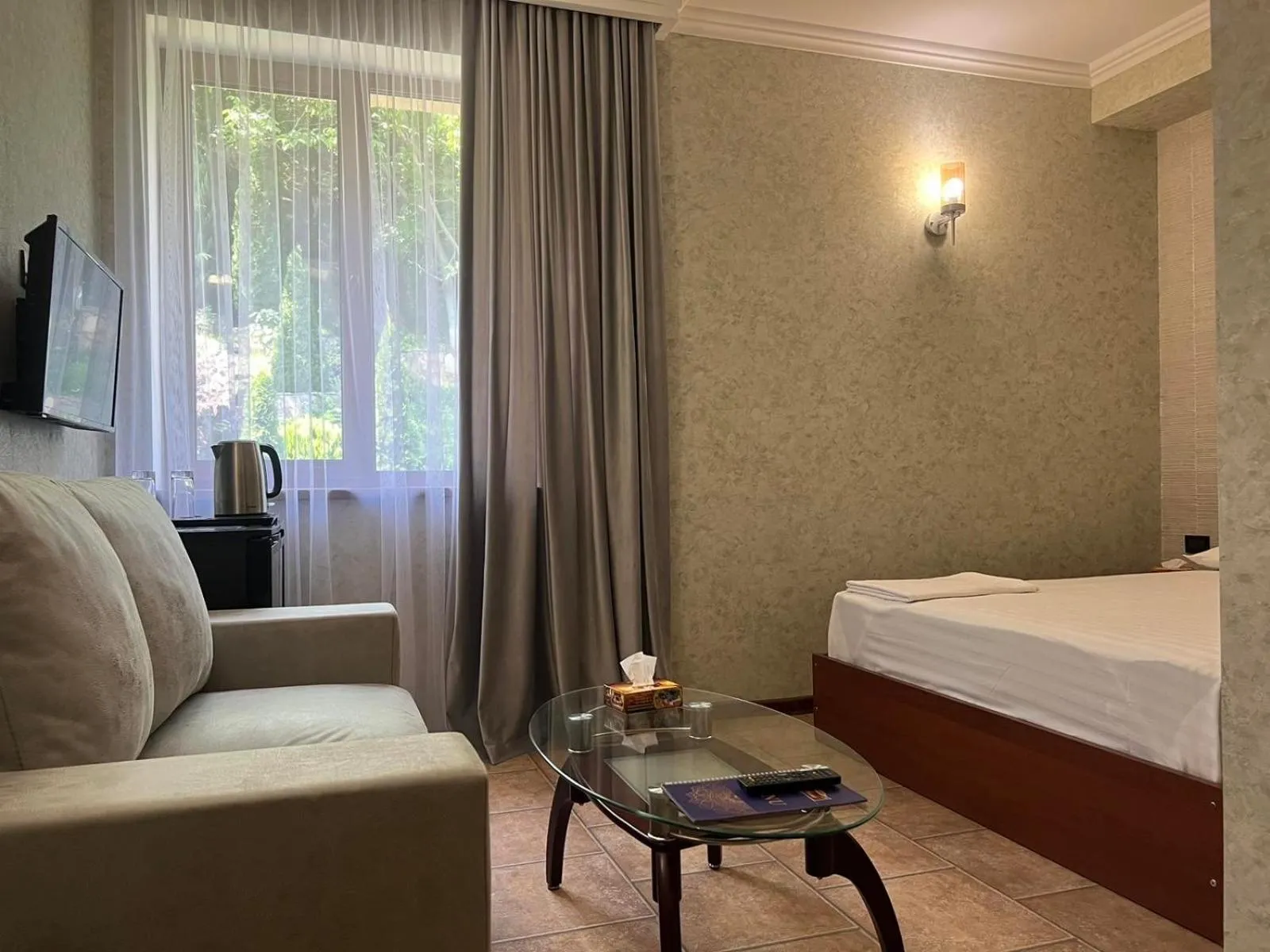 Bed in Park Avenue Hotel Yerevan