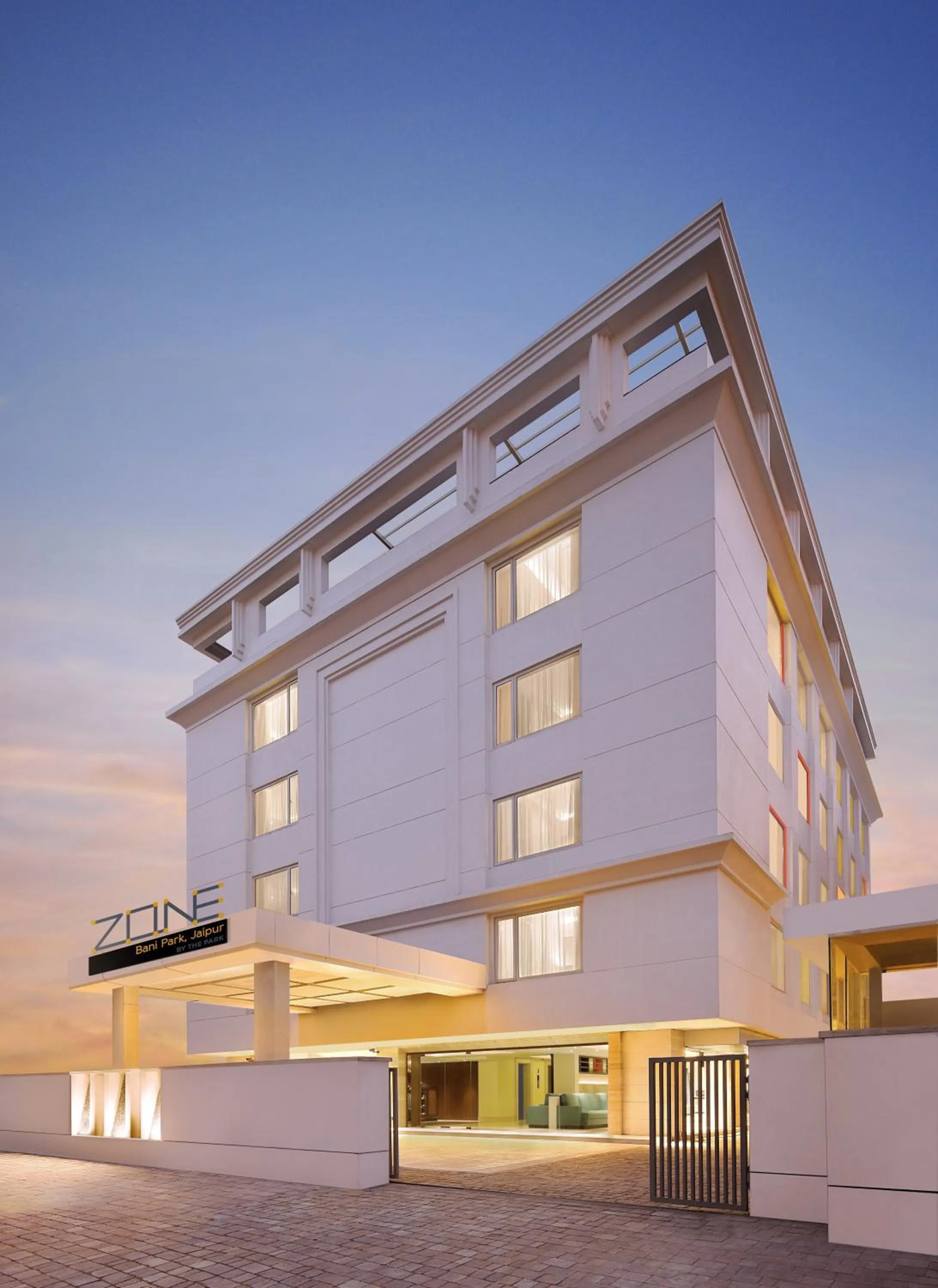 Facade/entrance in Zone By The Park , Bani Park Jaipur