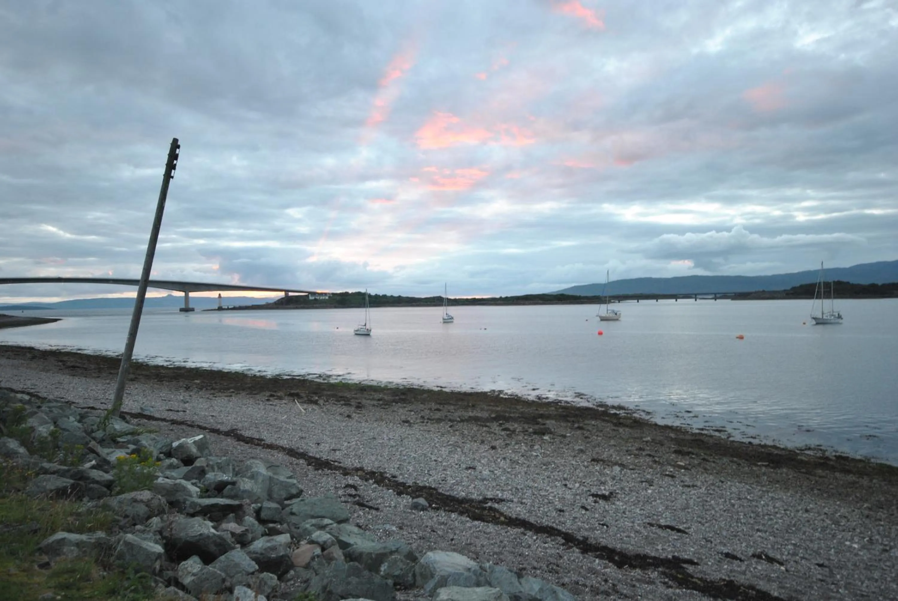 Sunset in Saucy Mary's Hostel