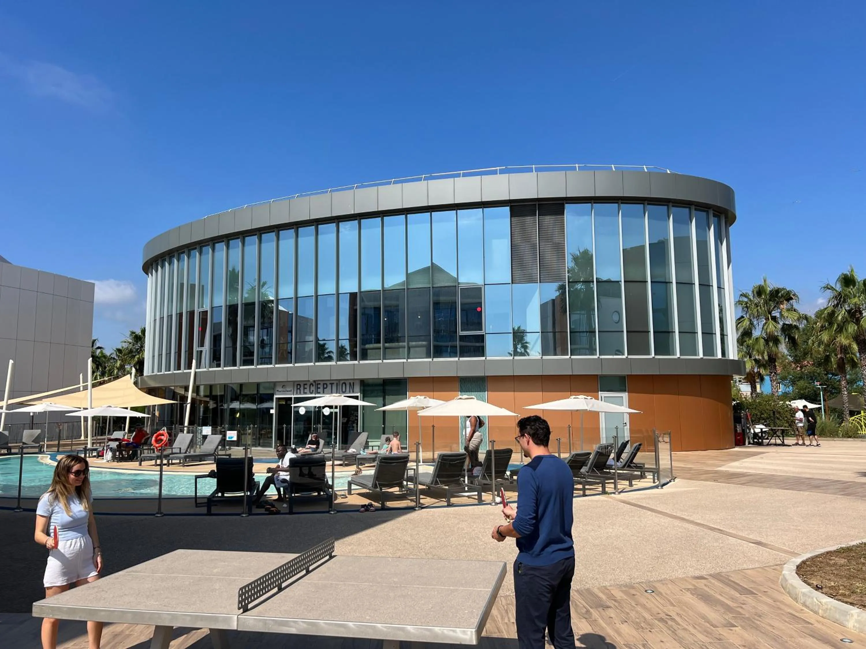 Table tennis in SoBlue Hôtel