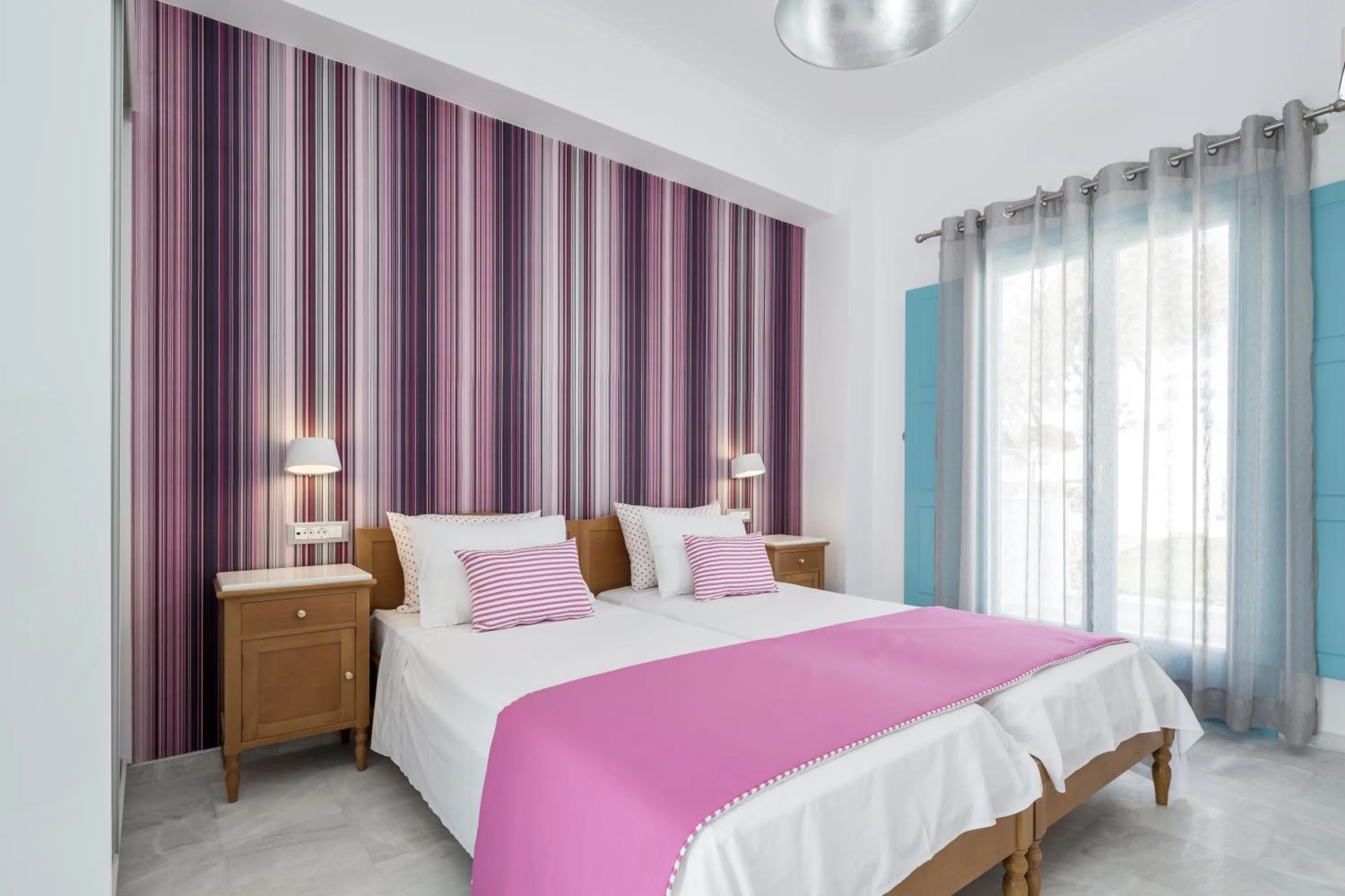 Bedroom, Bed in Santellini Hotel