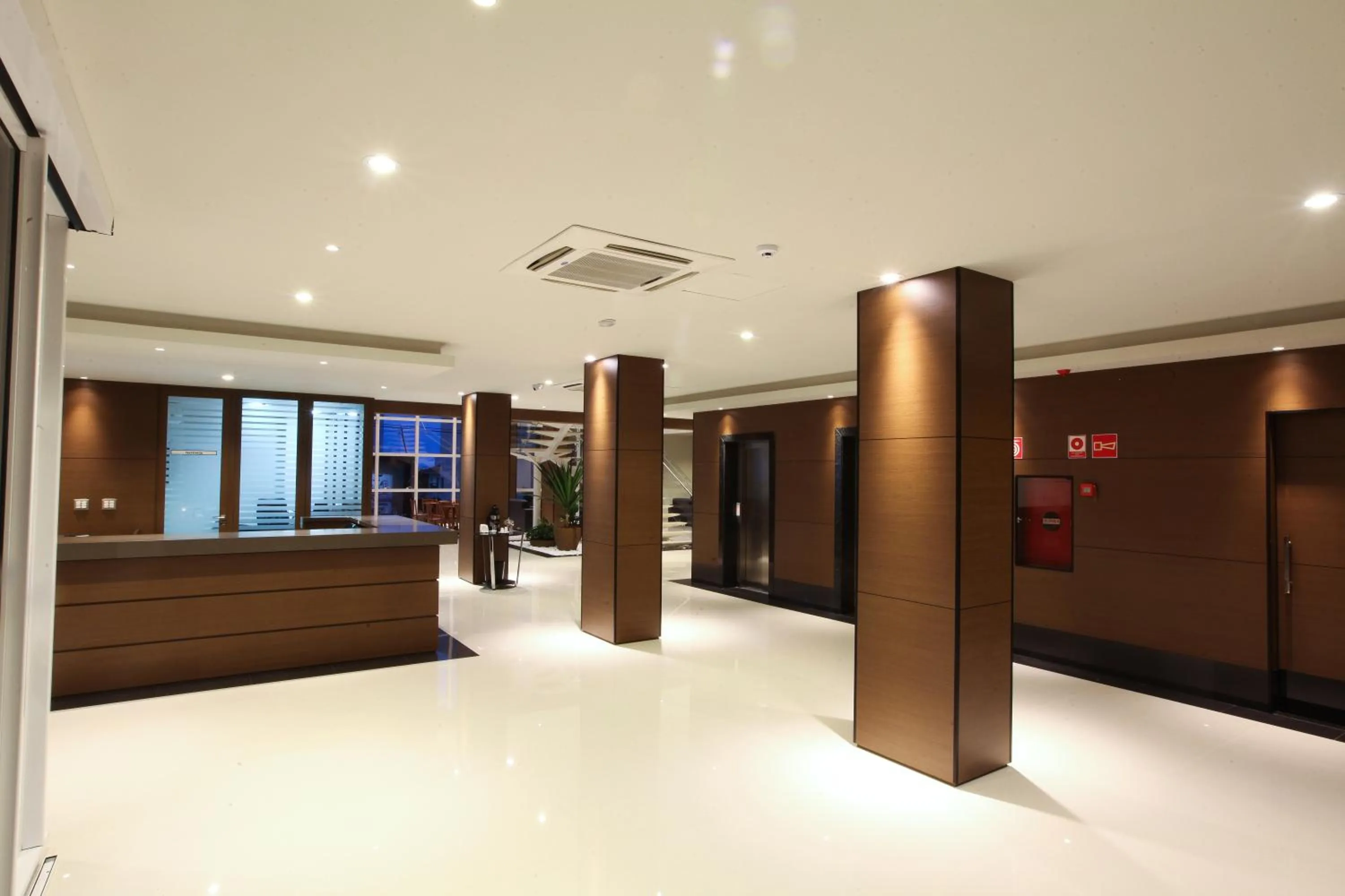 Lobby or reception in Hotel Caiuá Cascavel