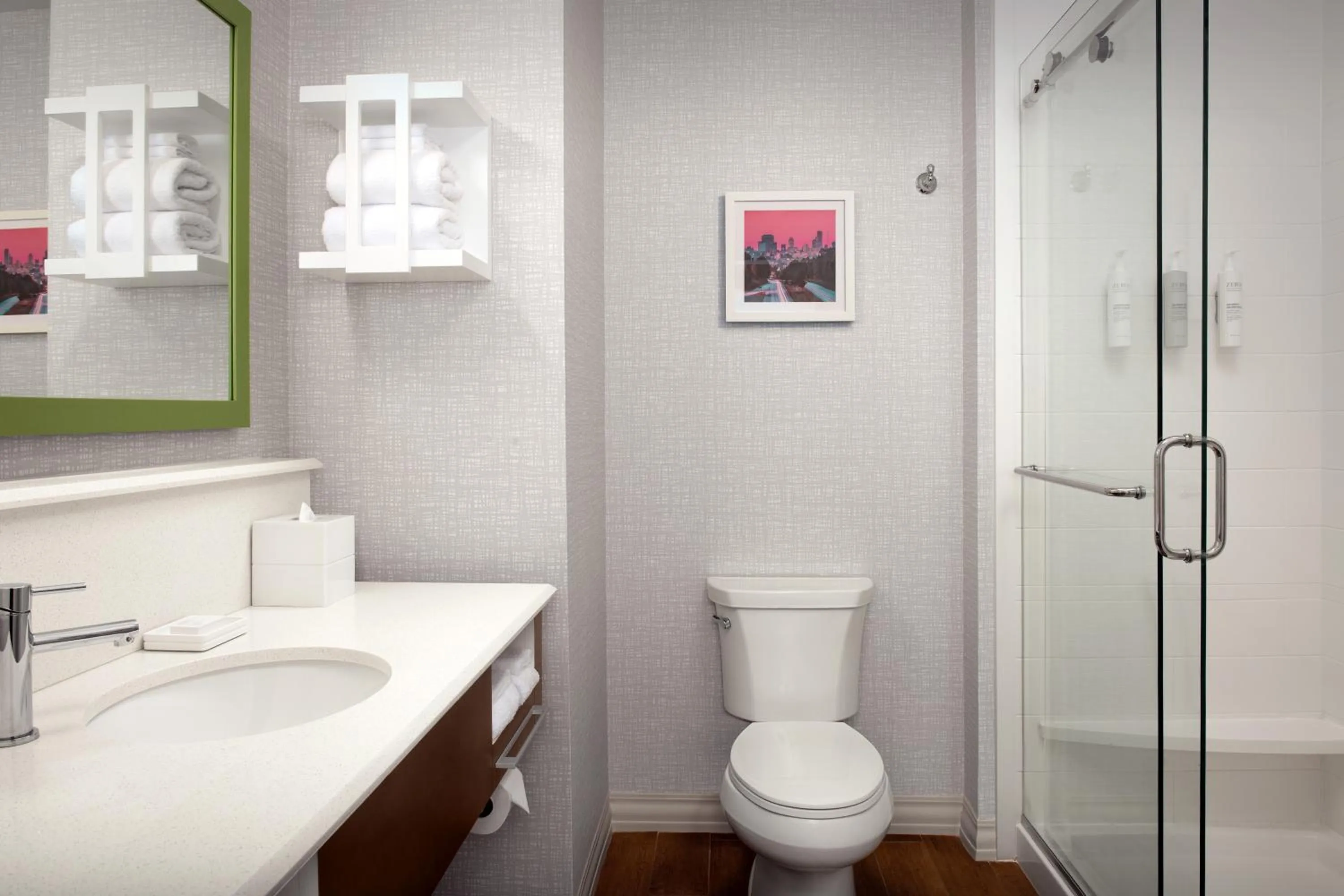 Shower in Hampton Inn & Suites Orangeburg, SC