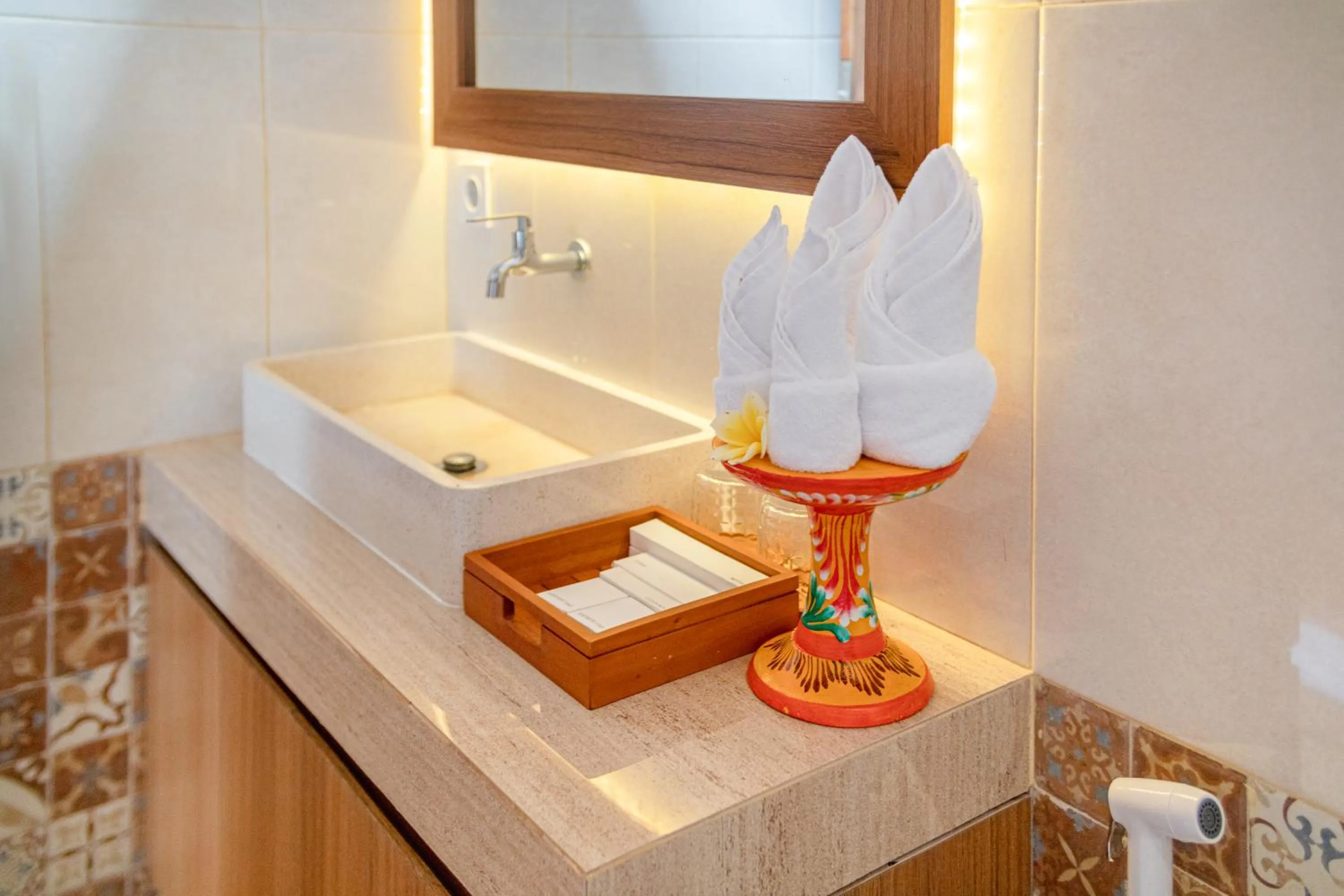 Bathroom in Anartha Resort Jimbaran By Kubu GWK