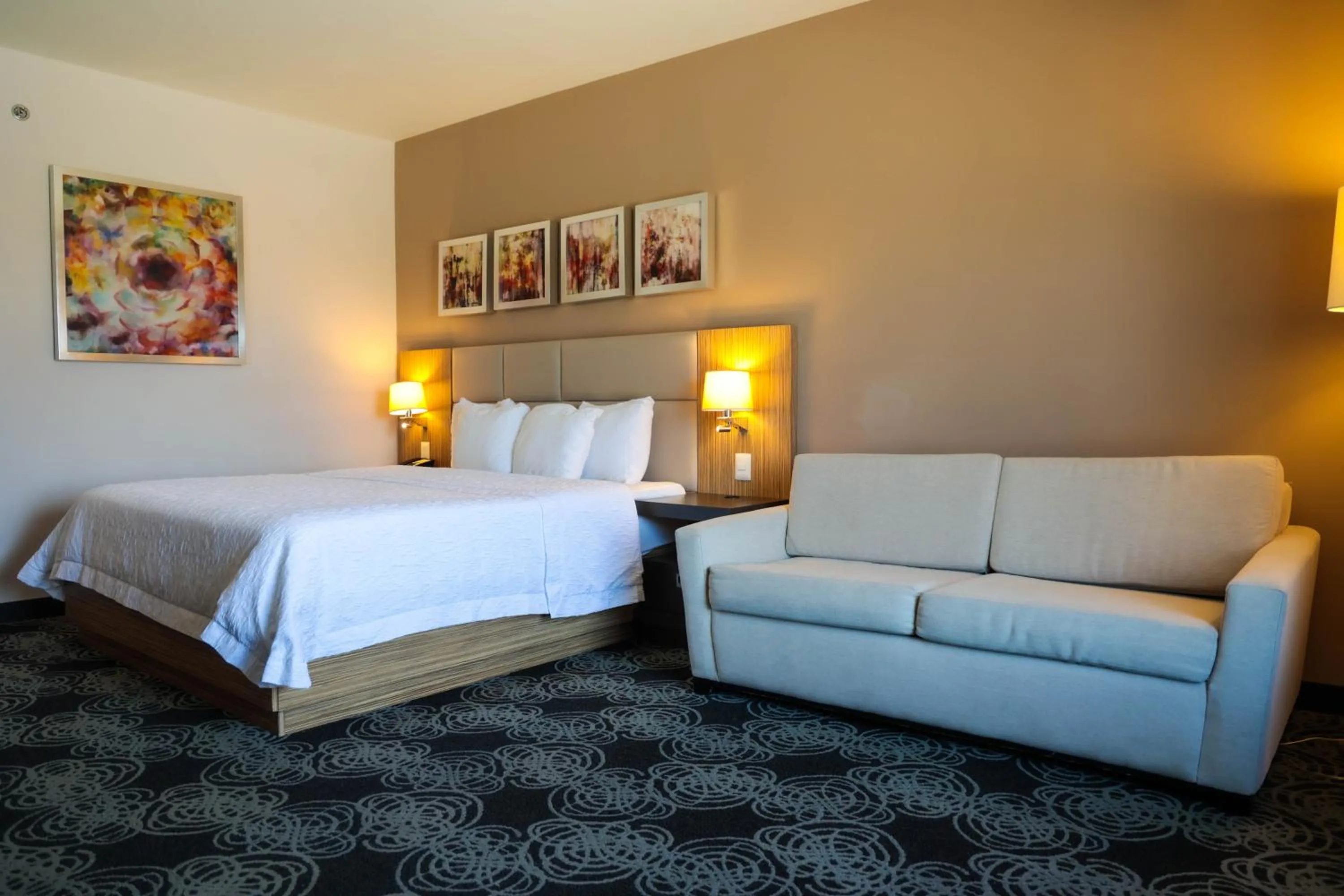 Bed in Hampton Inn Zacatecas