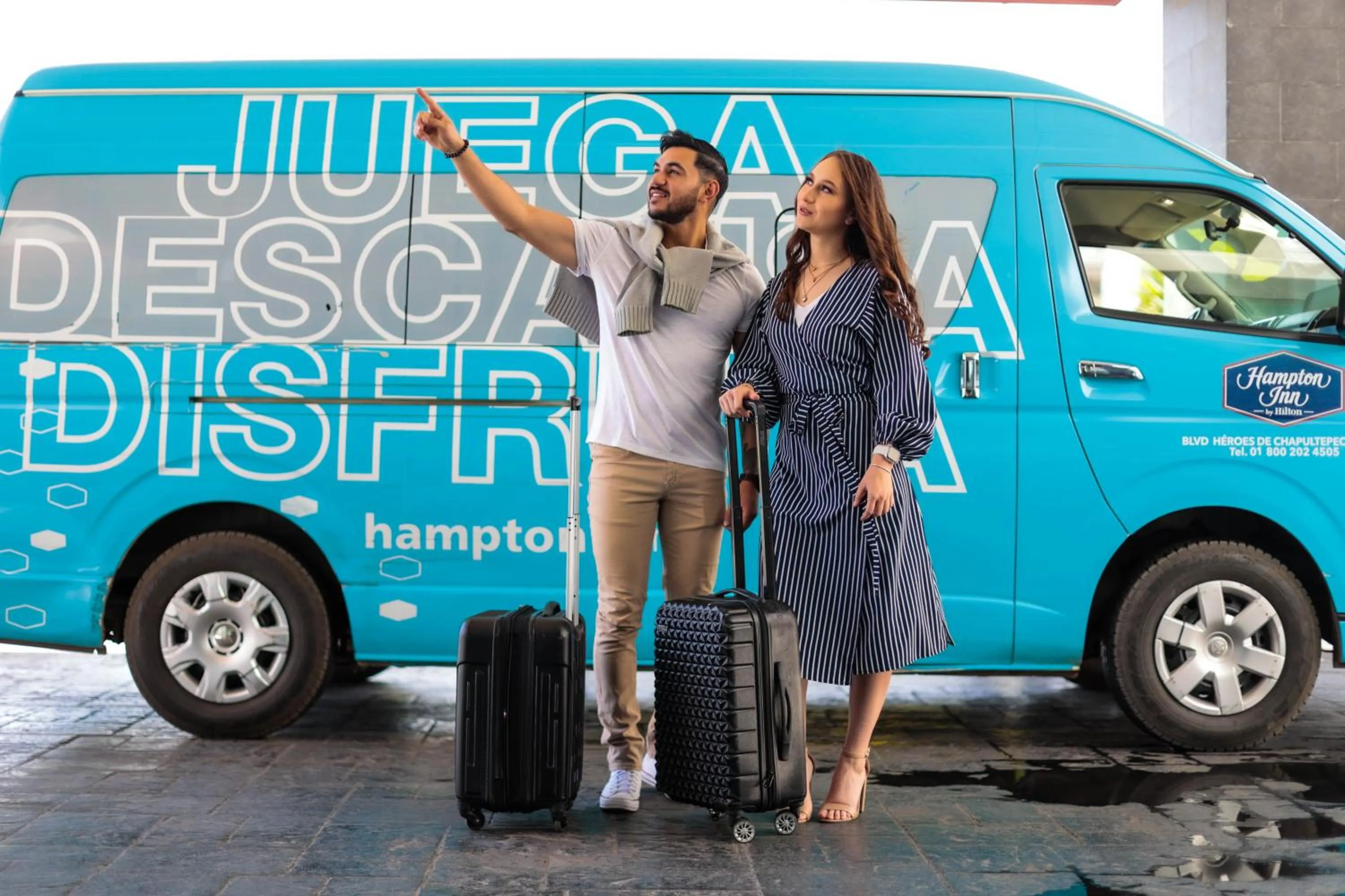 Parking in Hampton Inn Zacatecas