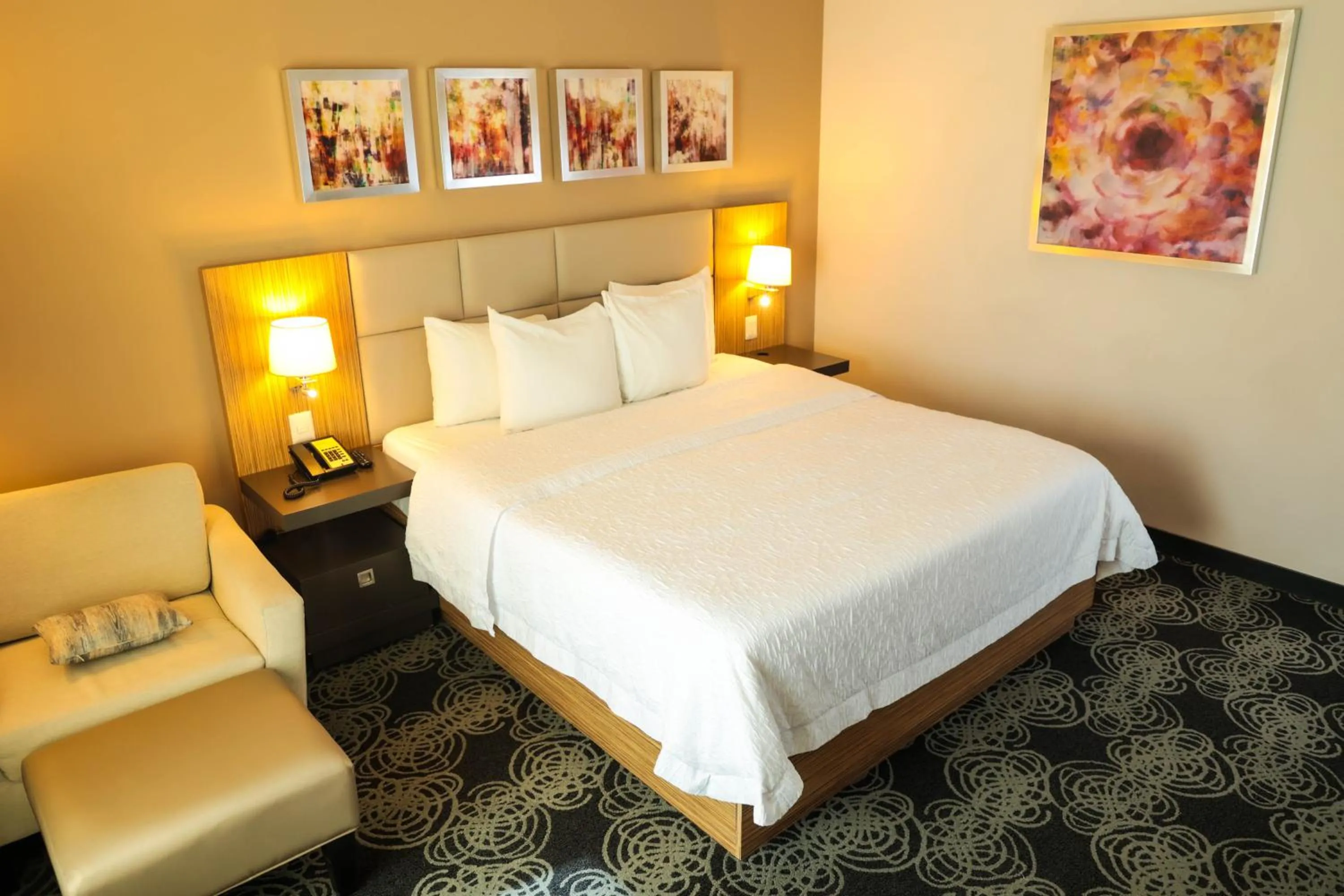 Bed in Hampton Inn Zacatecas