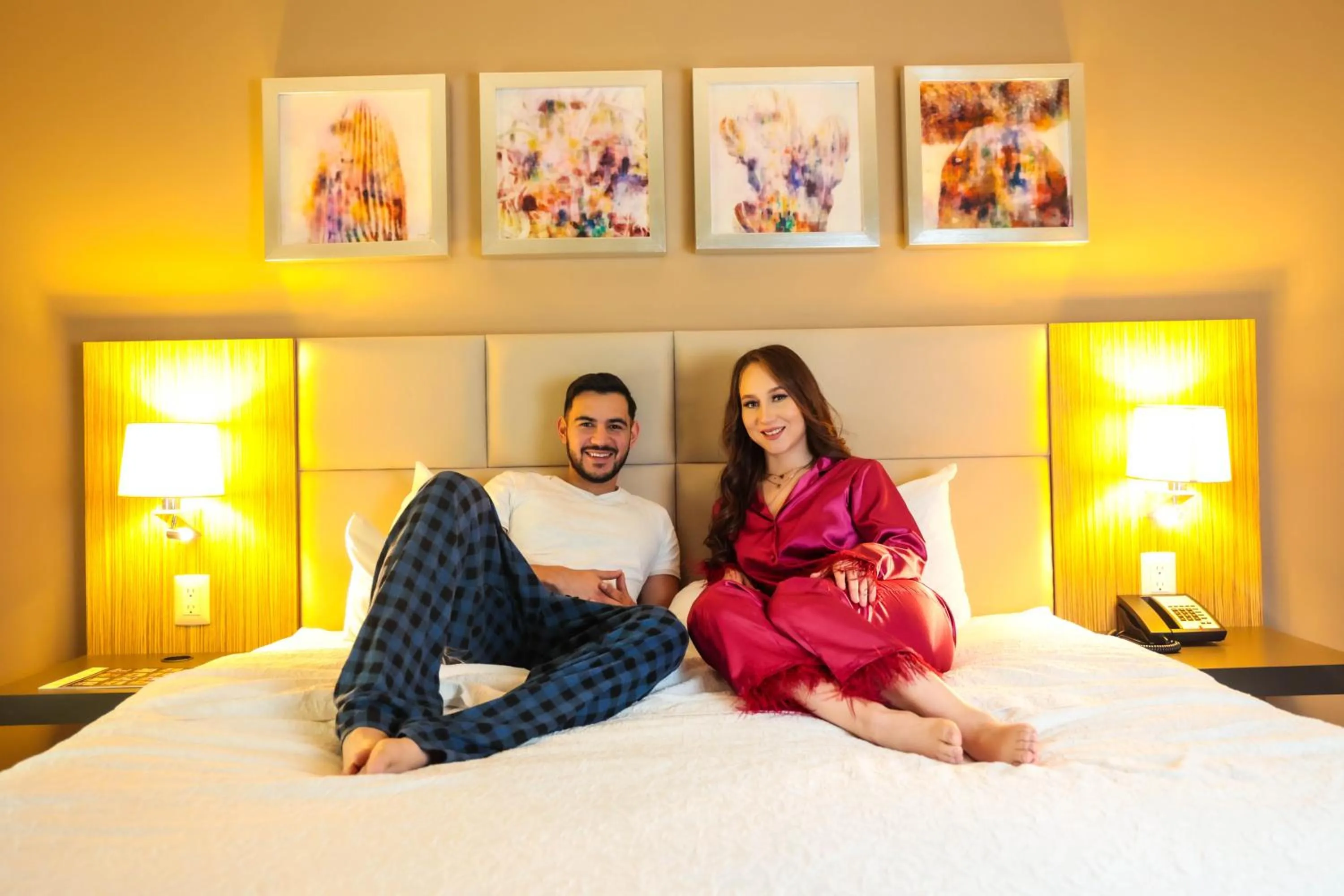 Bedroom, Bed in Hampton Inn Zacatecas