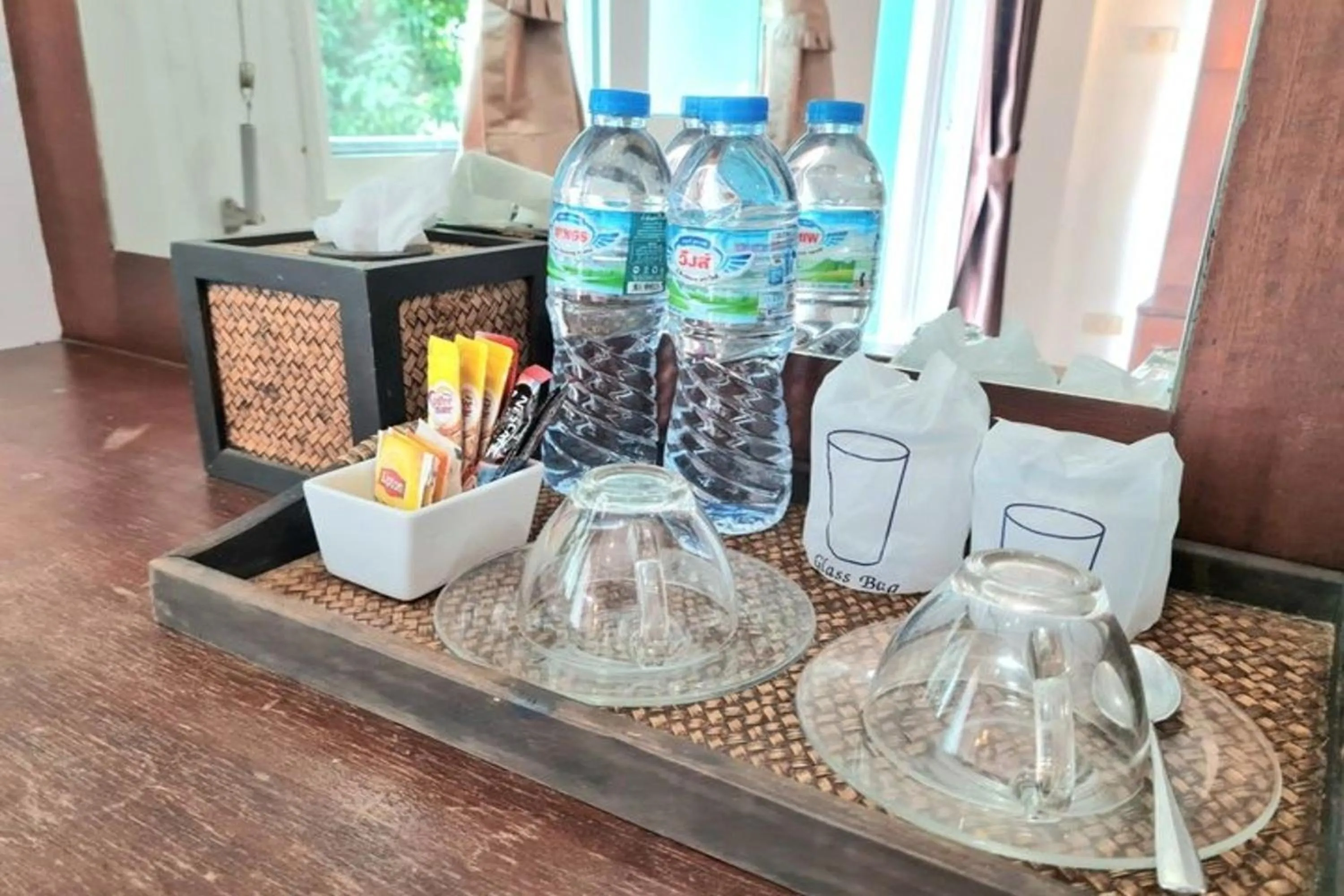 Coffee/tea facilities in Baan Bonsuan Hill Guesthouse