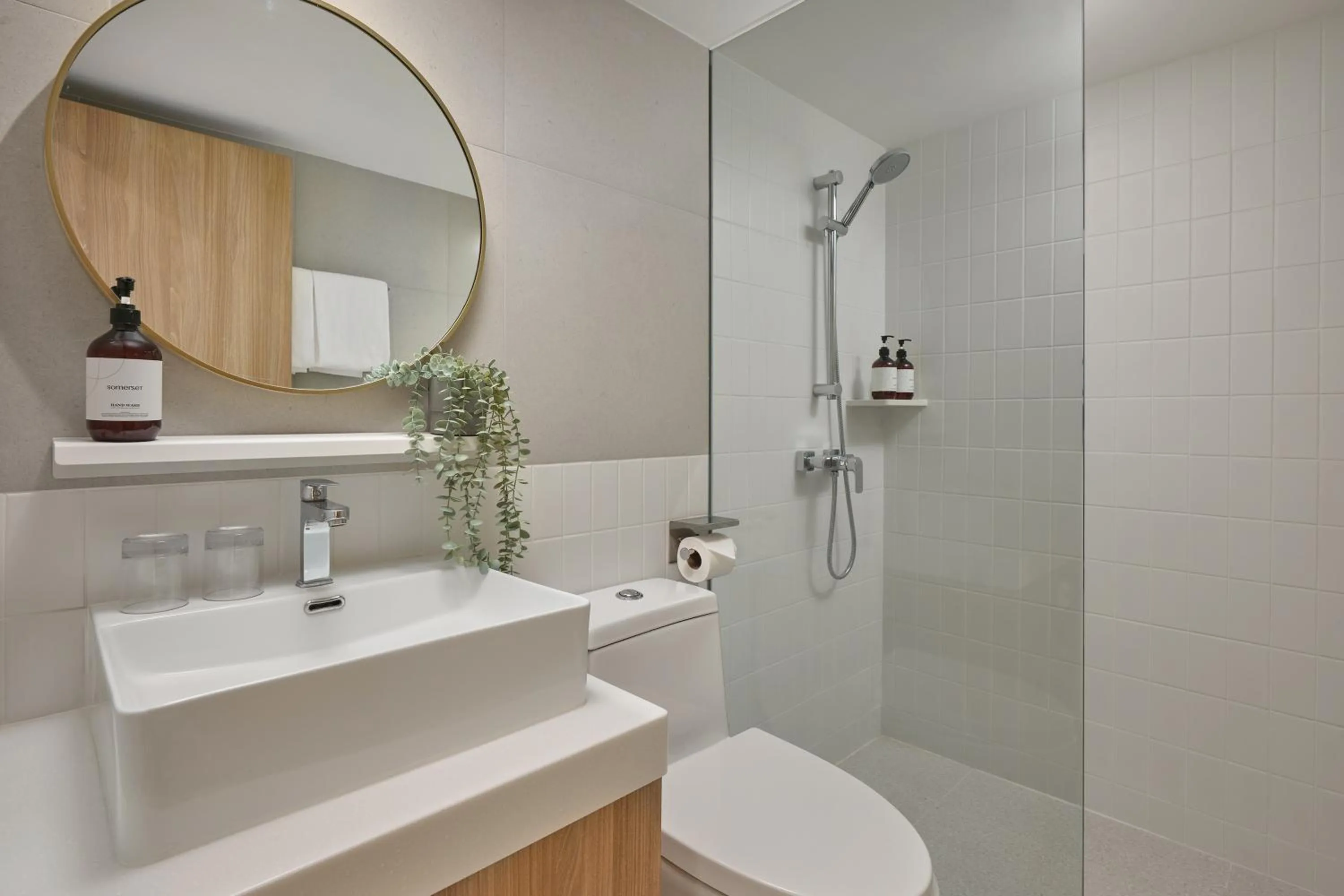 Shower in Somerset Sukhumvit 71 Bangkok