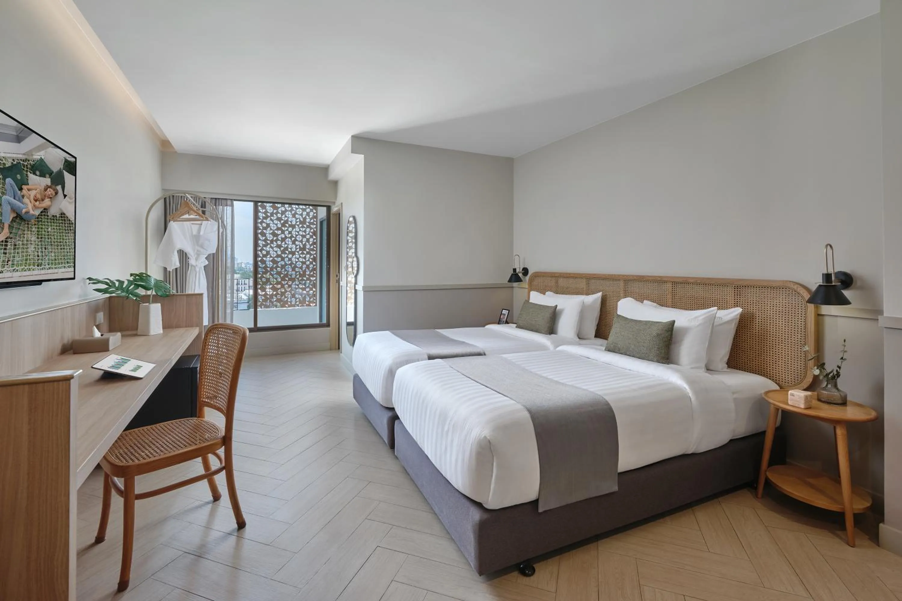 Bedroom, Bed in Somerset Sukhumvit 71 Bangkok