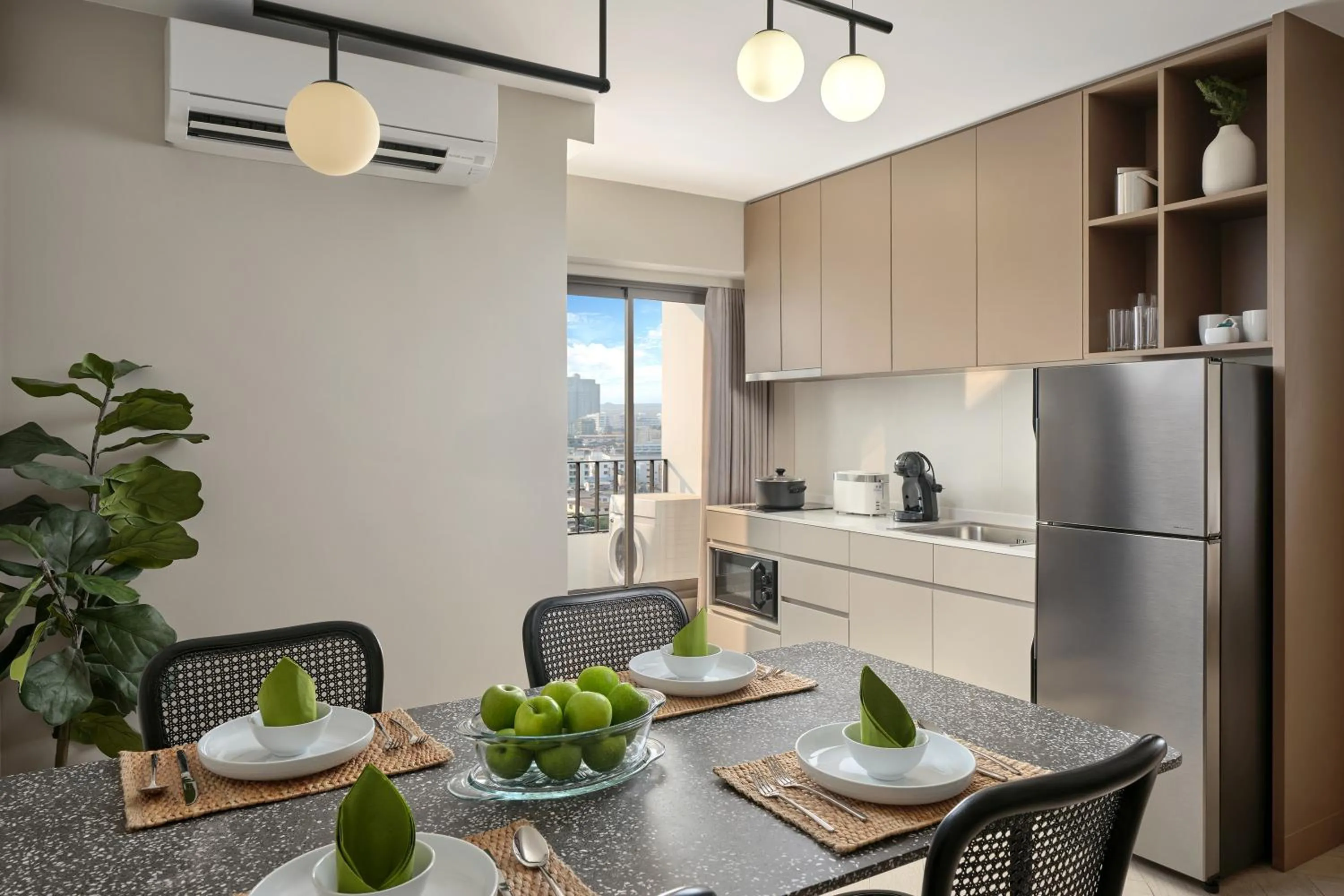 Kitchen or kitchenette in Somerset Sukhumvit 71 Bangkok