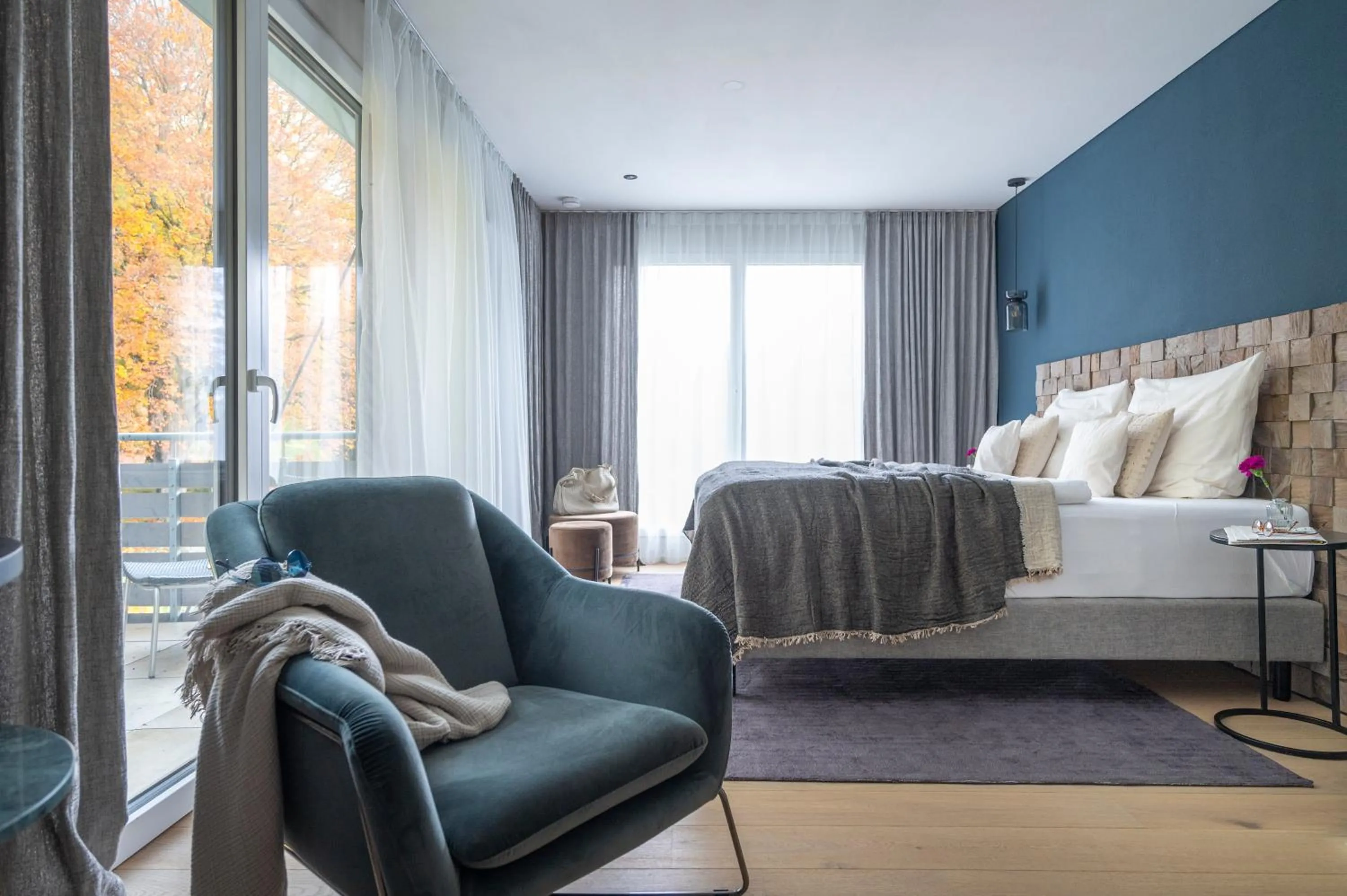 Bed in Hotel Garni Villa Rosengarten