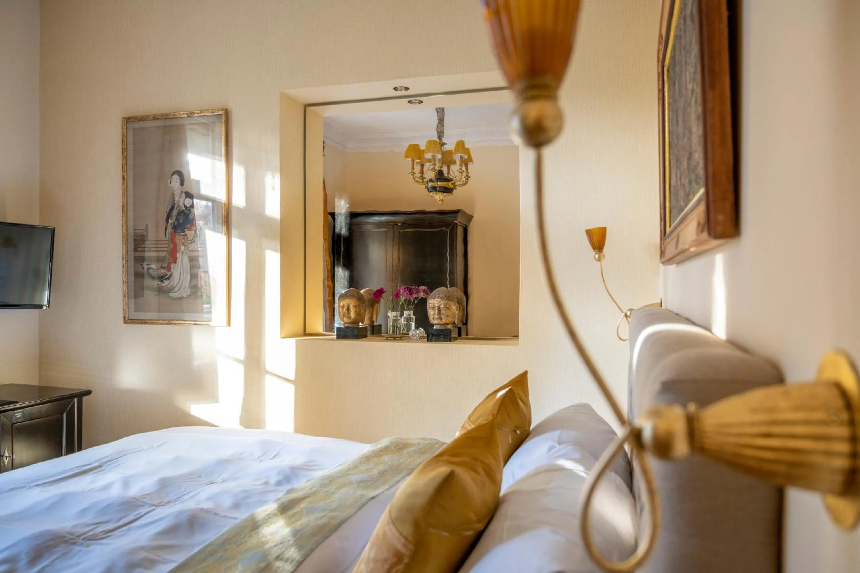 Bed in Hotel Garni Villa Rosengarten