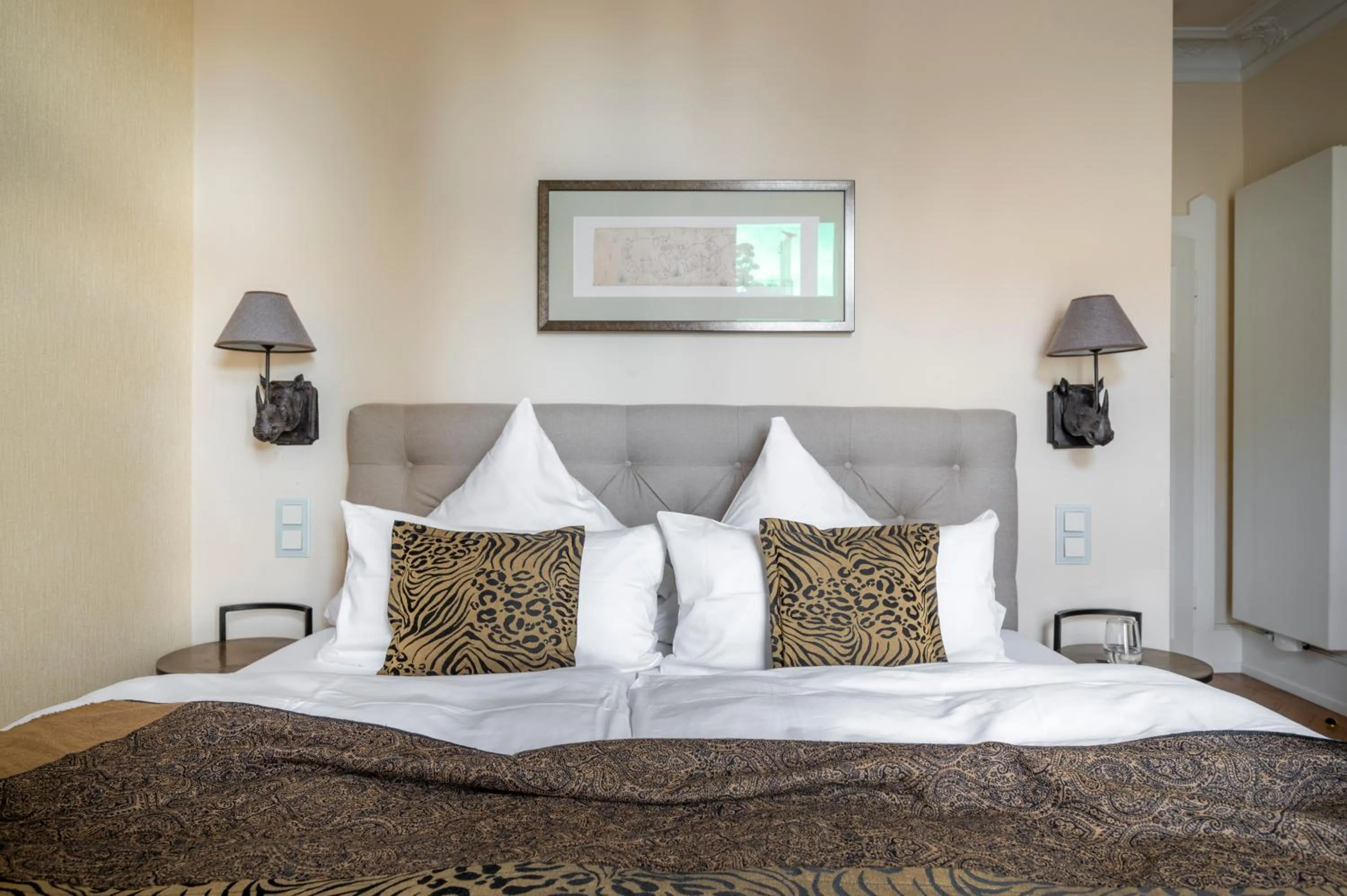 Bed in Hotel Garni Villa Rosengarten