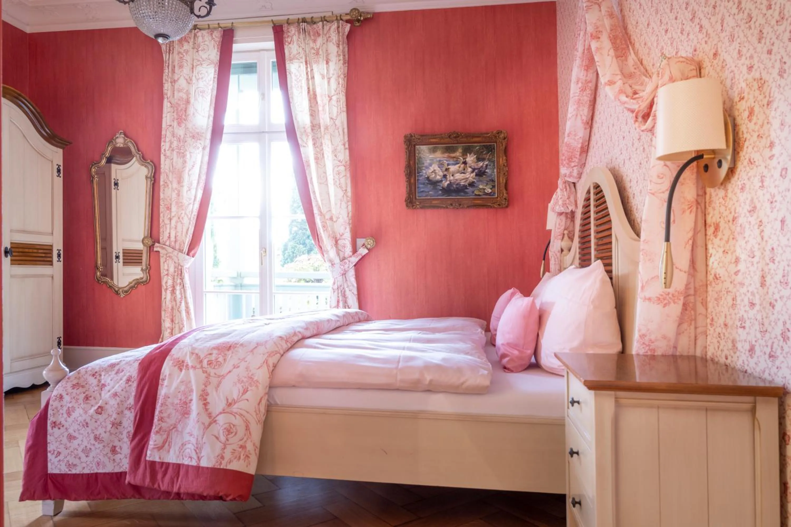 Bed in Hotel Garni Villa Rosengarten