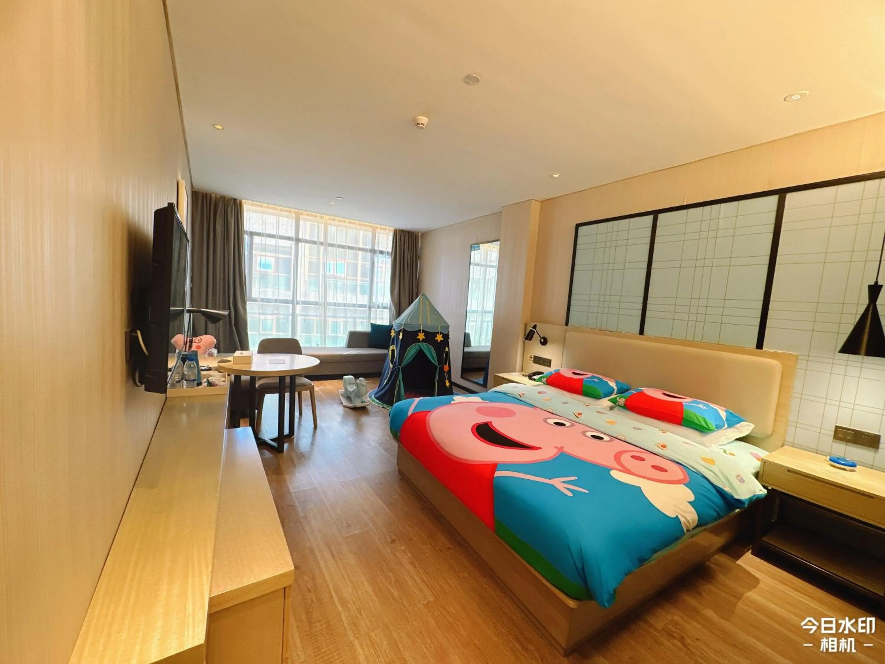 Bed in Echarm Hotel Guiyang Municipal Government Lin Cheng Xi Road Metro Station