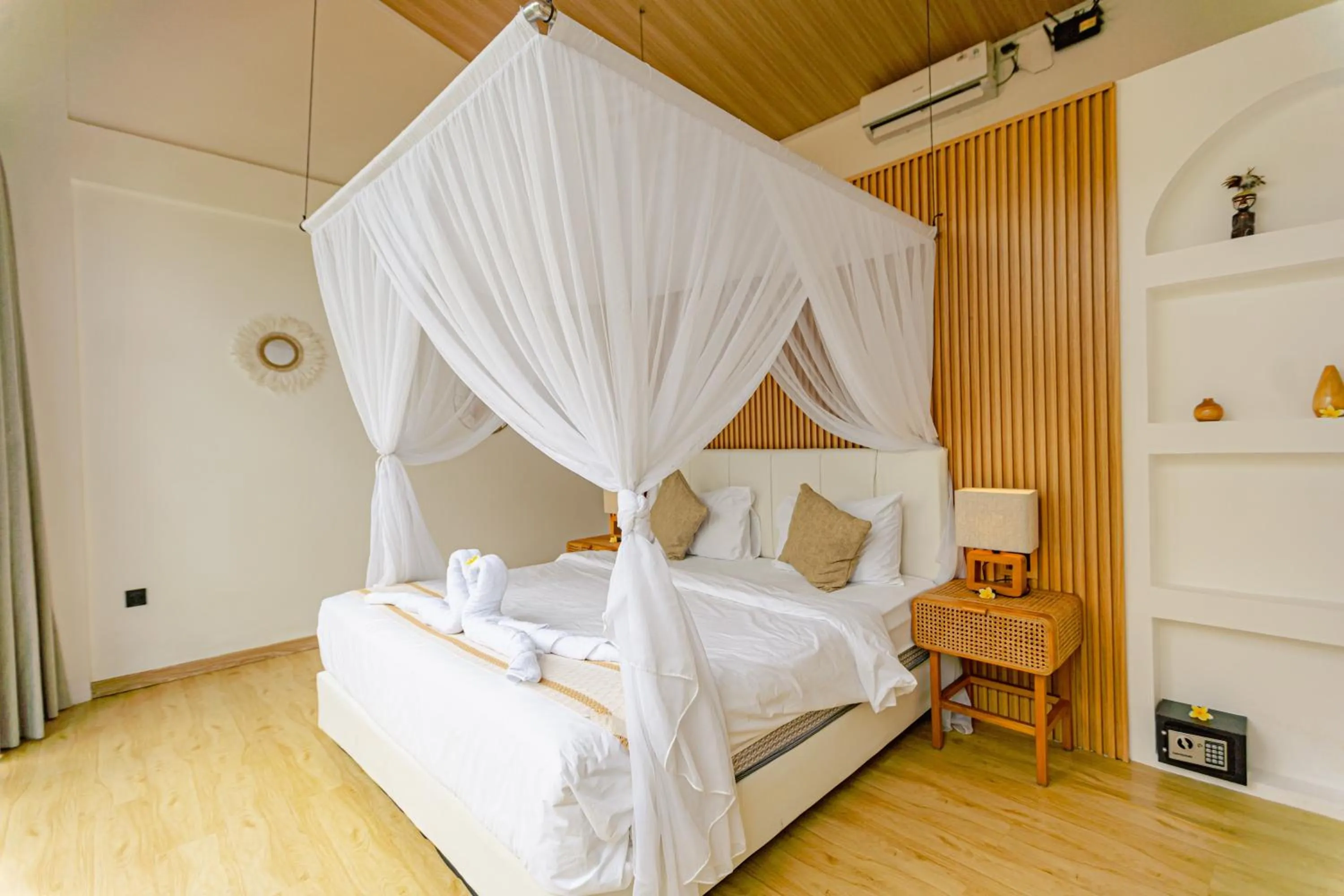 Bed in Mya Harmony Villas Seminyak