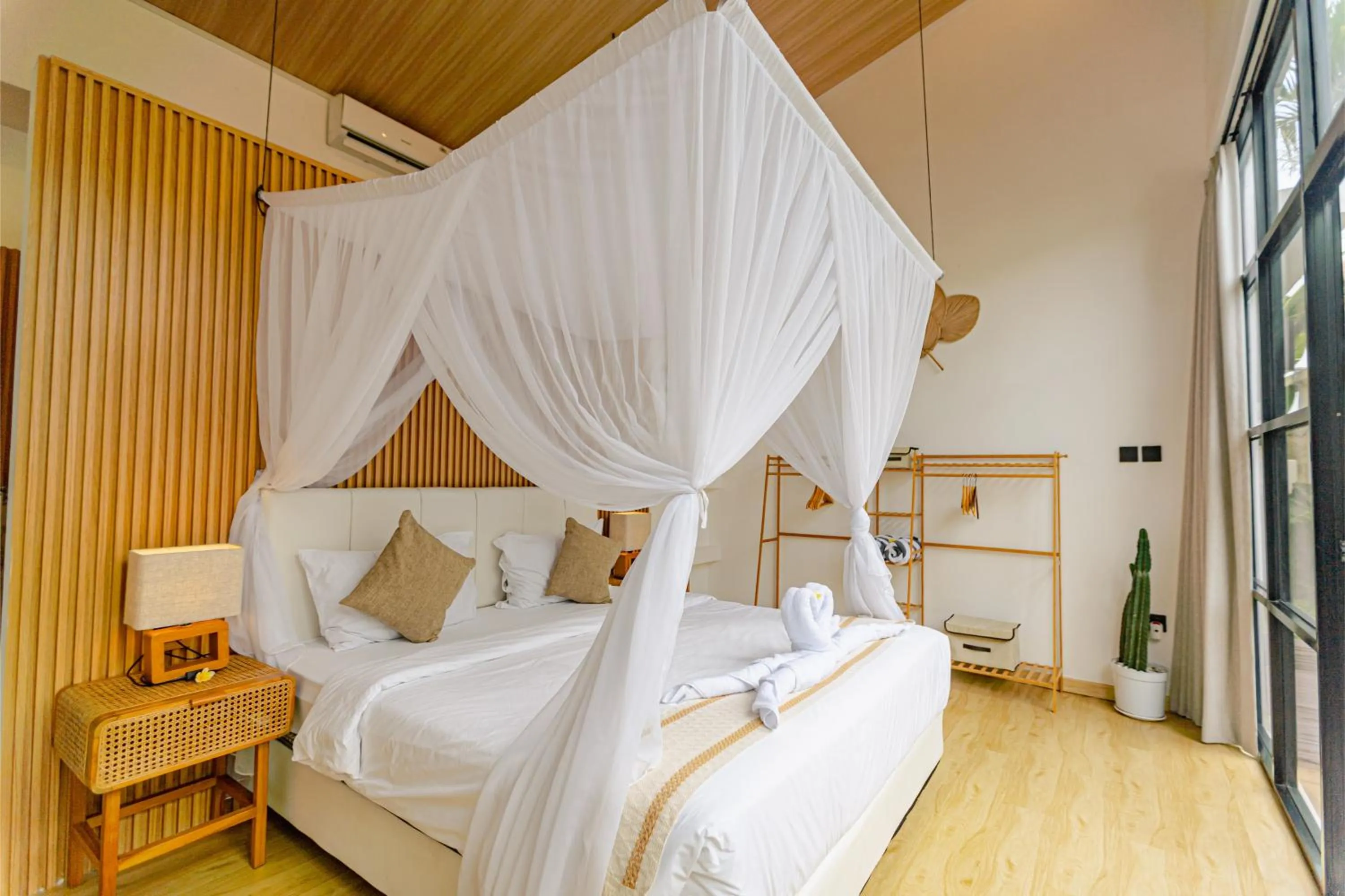 Bed in Mya Harmony Villas Seminyak