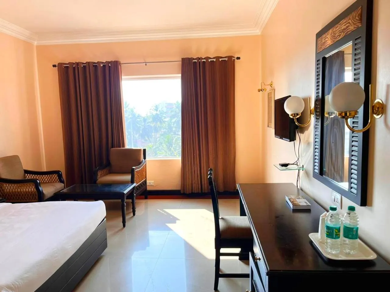 Bedroom, Bed in Hyson heritage calicut