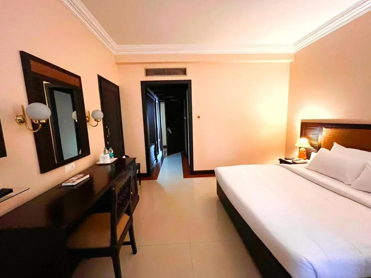 Bedroom, Bed in Hyson heritage calicut