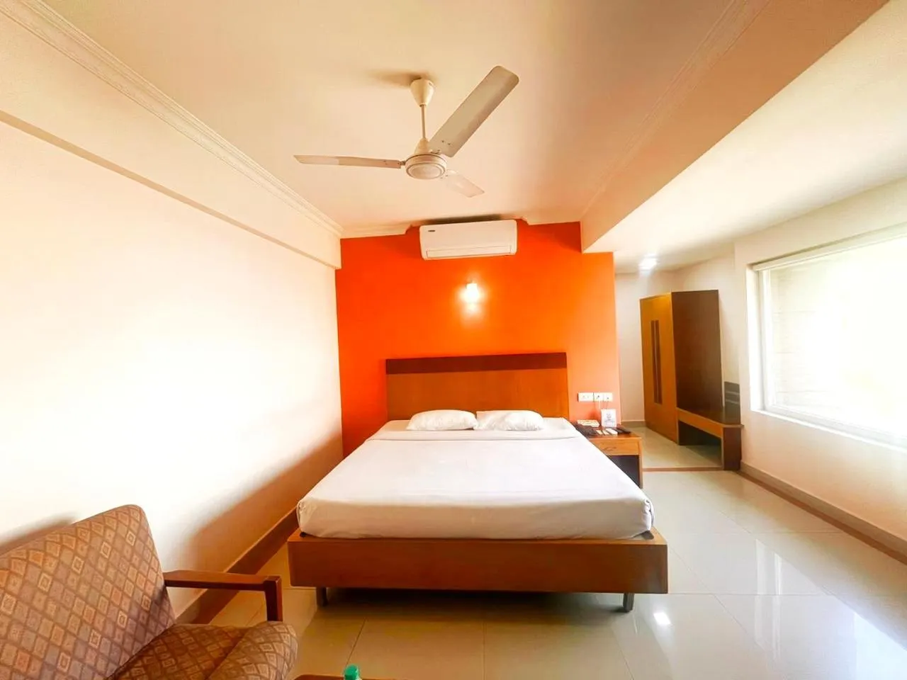 Bedroom, Bed in Hyson heritage calicut