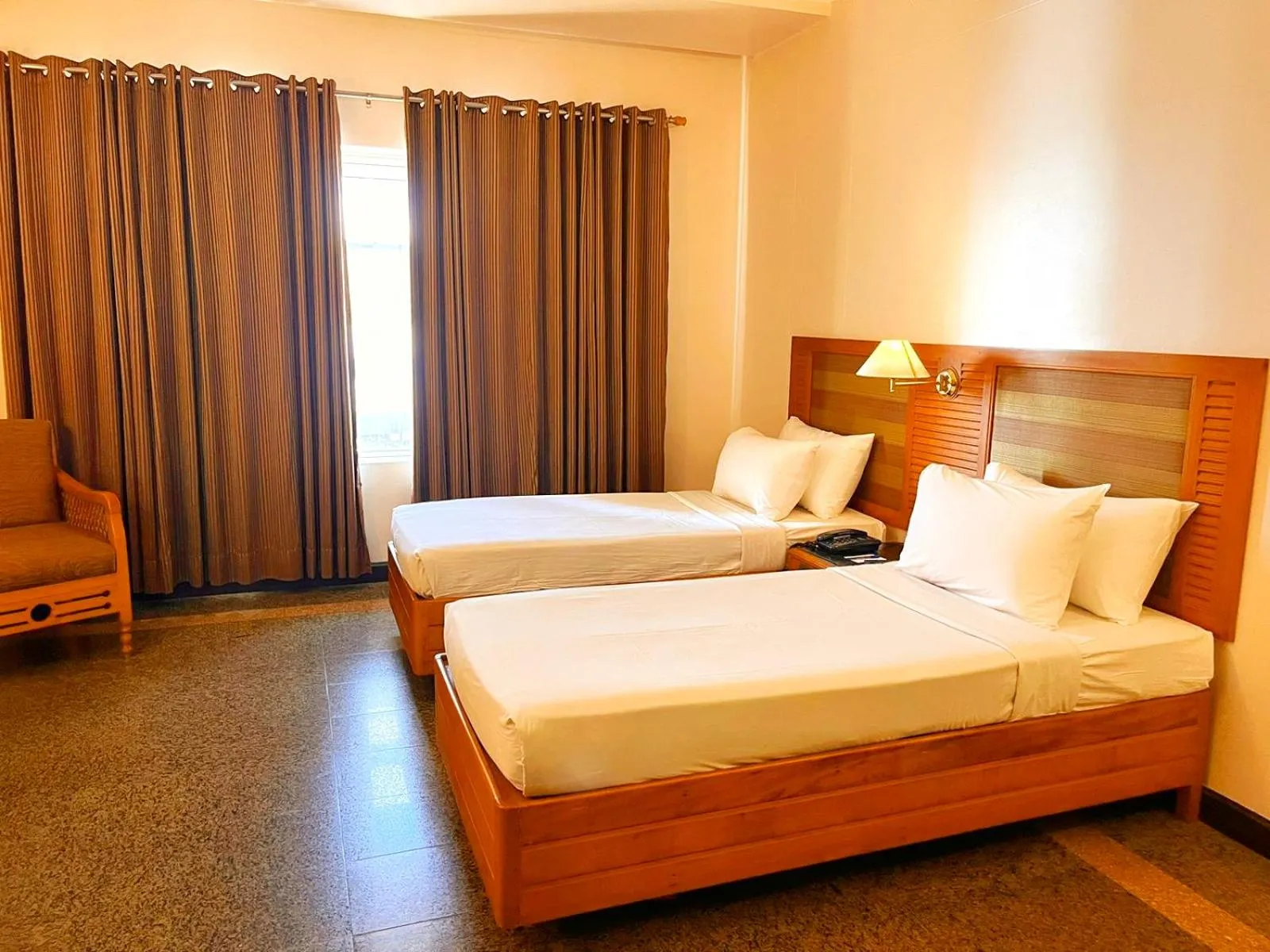 Bedroom, Bed in Hyson heritage calicut