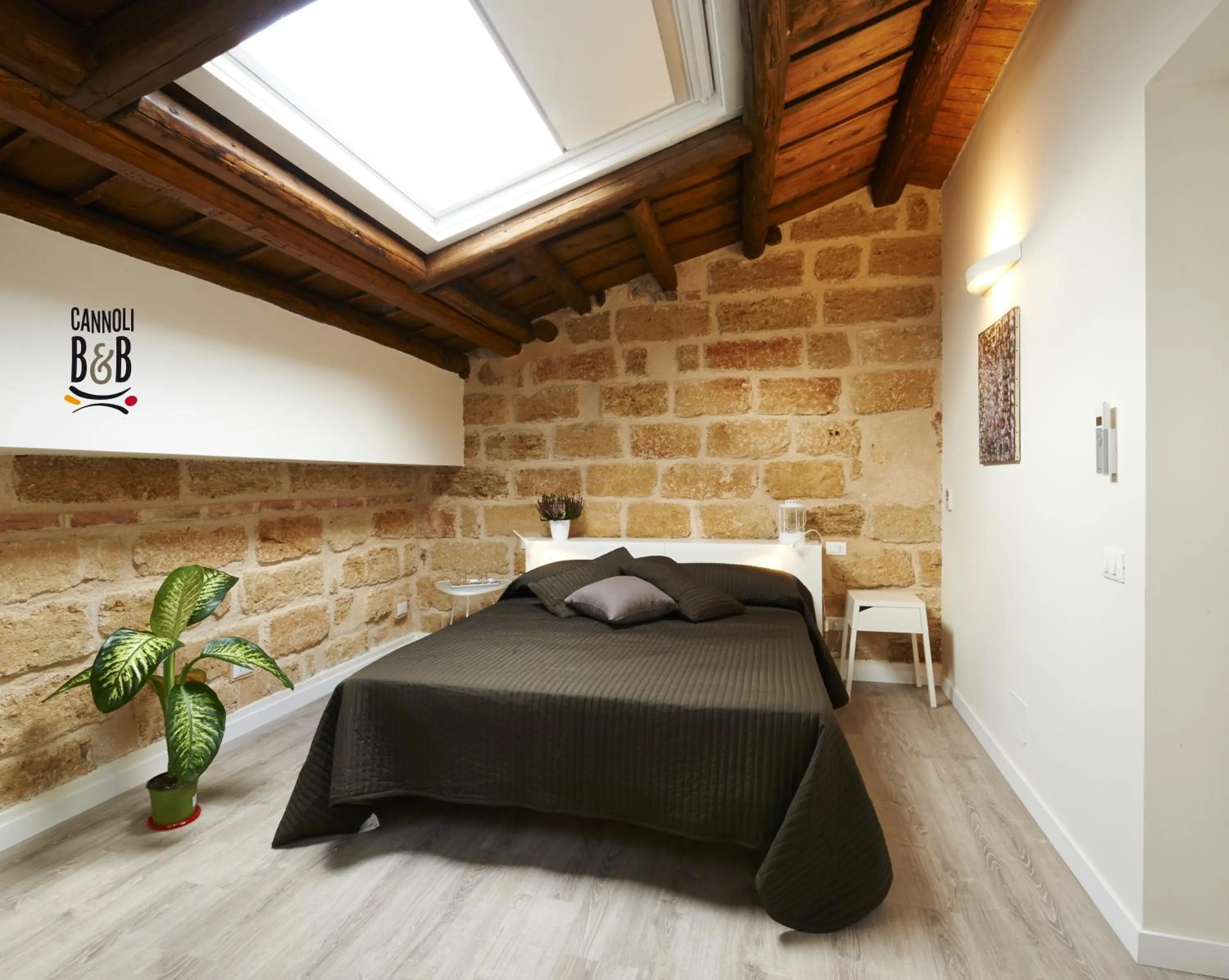 Bedroom, Bed in B&B Cannoli