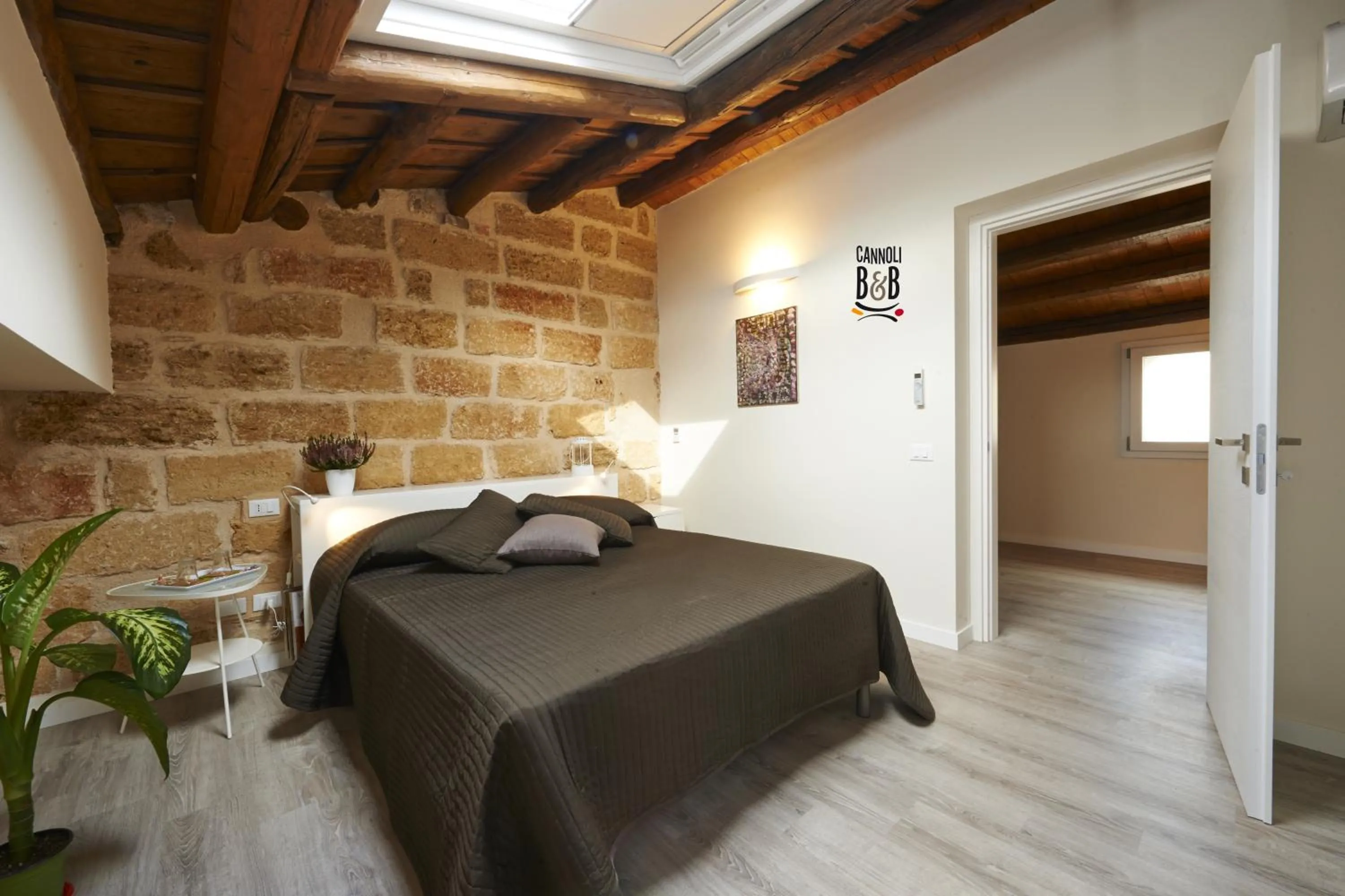 Bedroom, Bed in B&B Cannoli