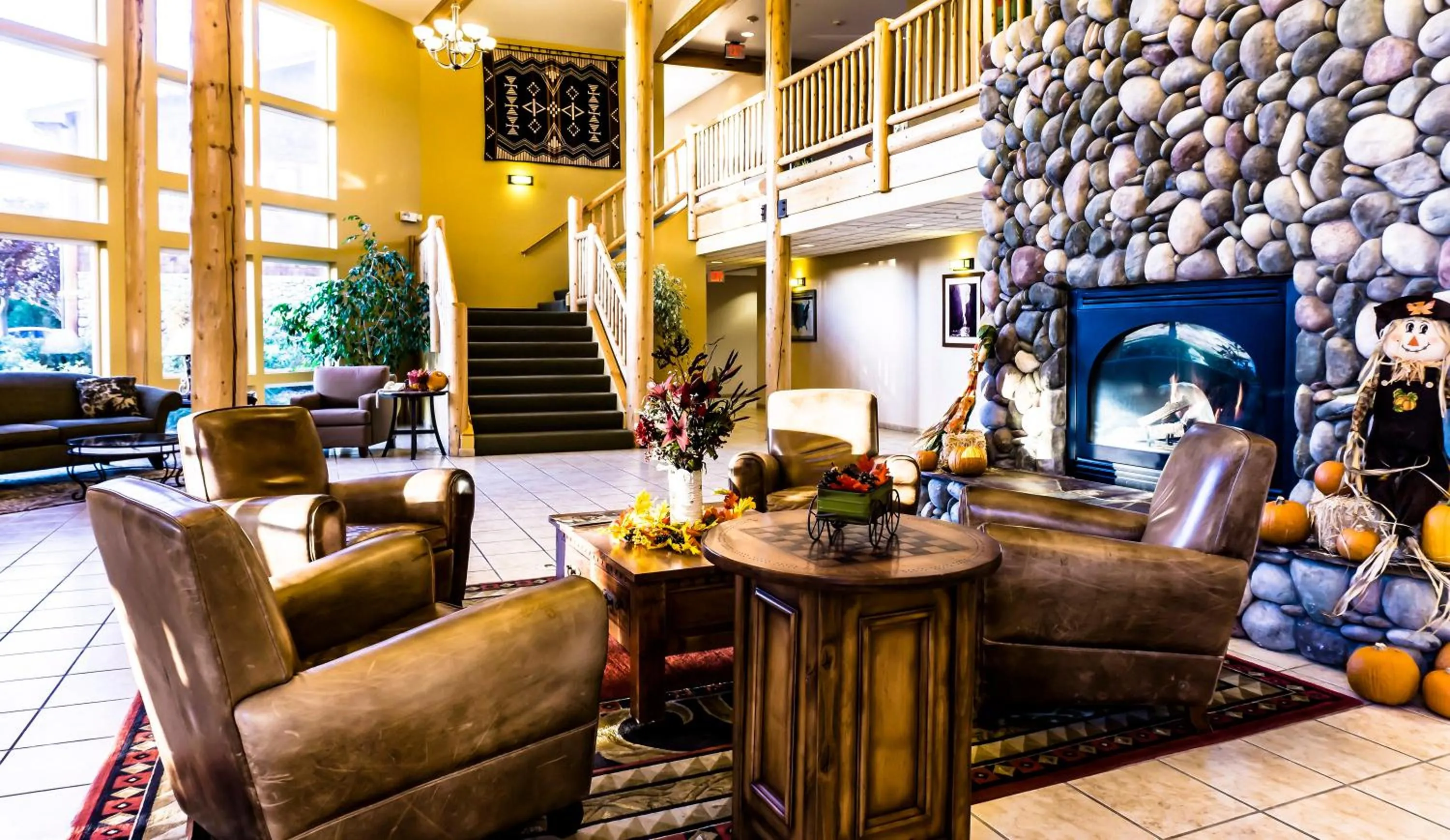 Lobby or reception in River Lodge and Cabins