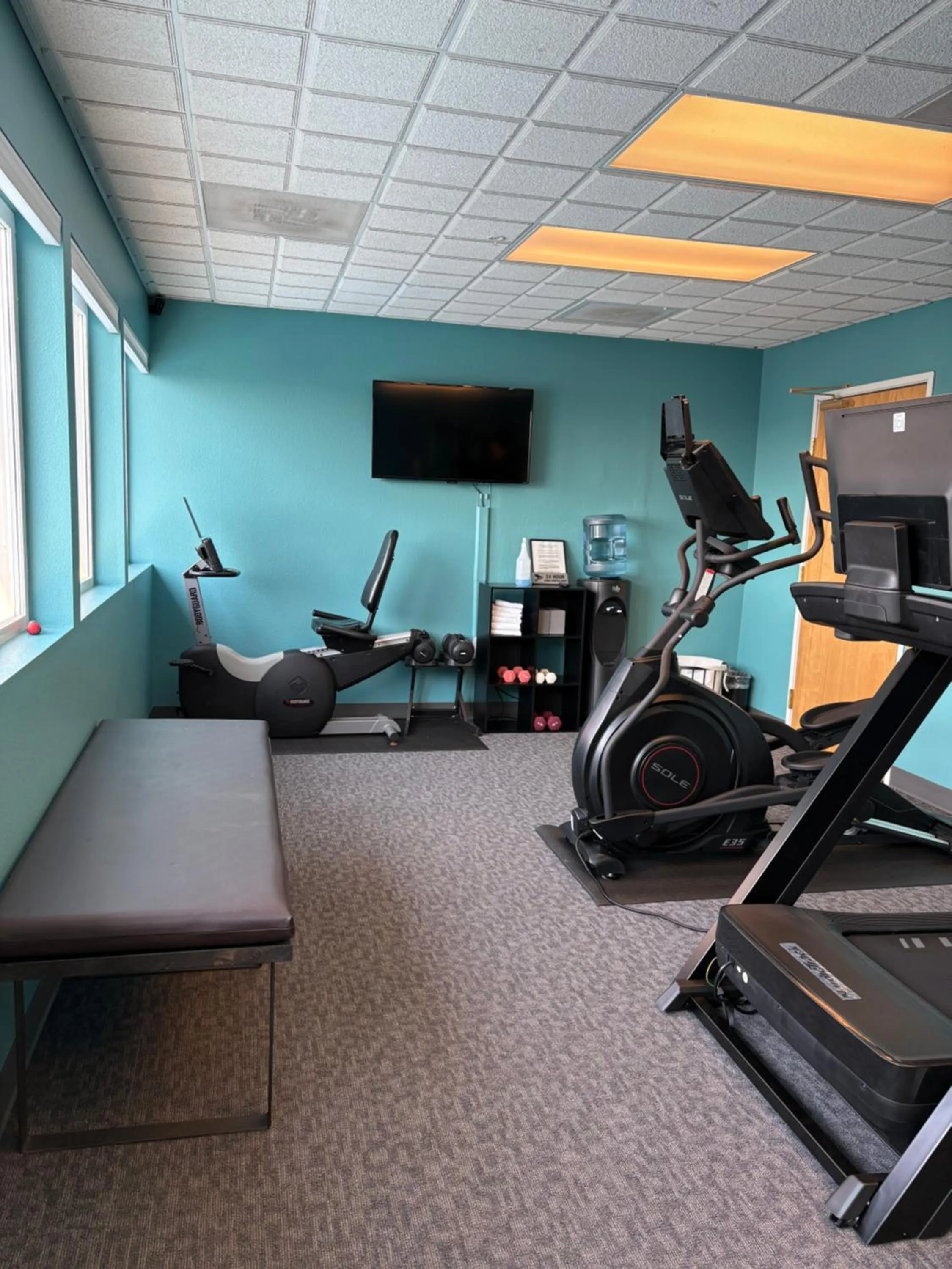 Fitness centre/facilities in River Lodge and Cabins